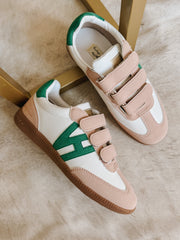 Vintage Havana Pace 5 White Taupe Green Sneakers