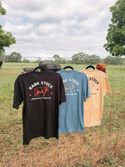 Men's Hooey Charbray" T-shirt in Dark Denim