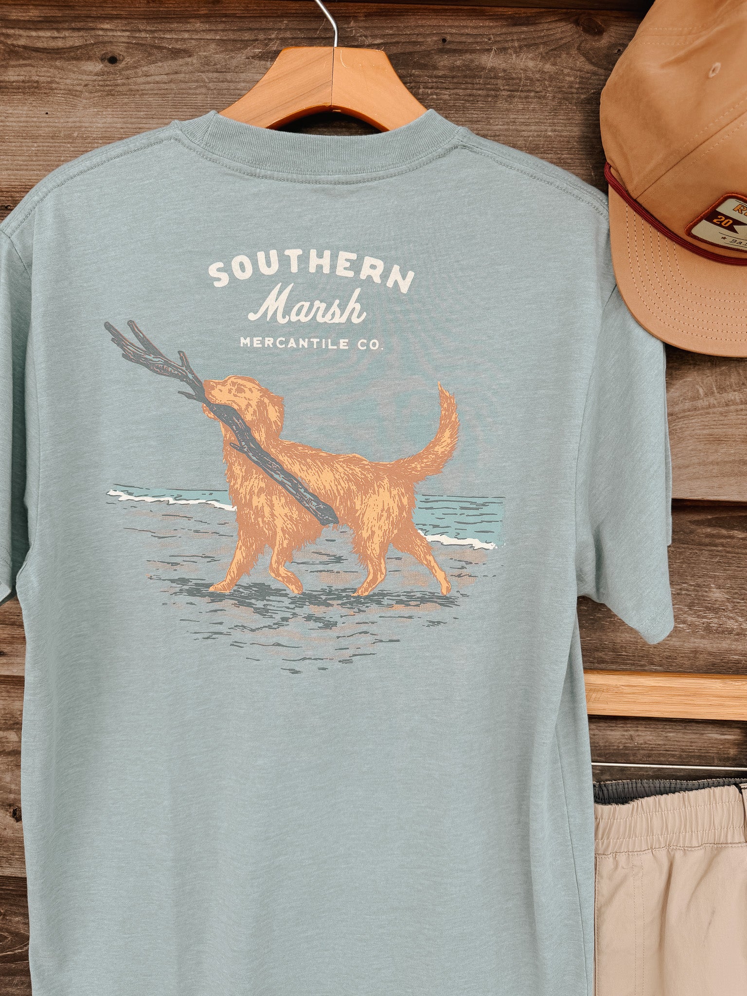 Southern Marsh Good Boy, Big Stick Seawash T-Shirt