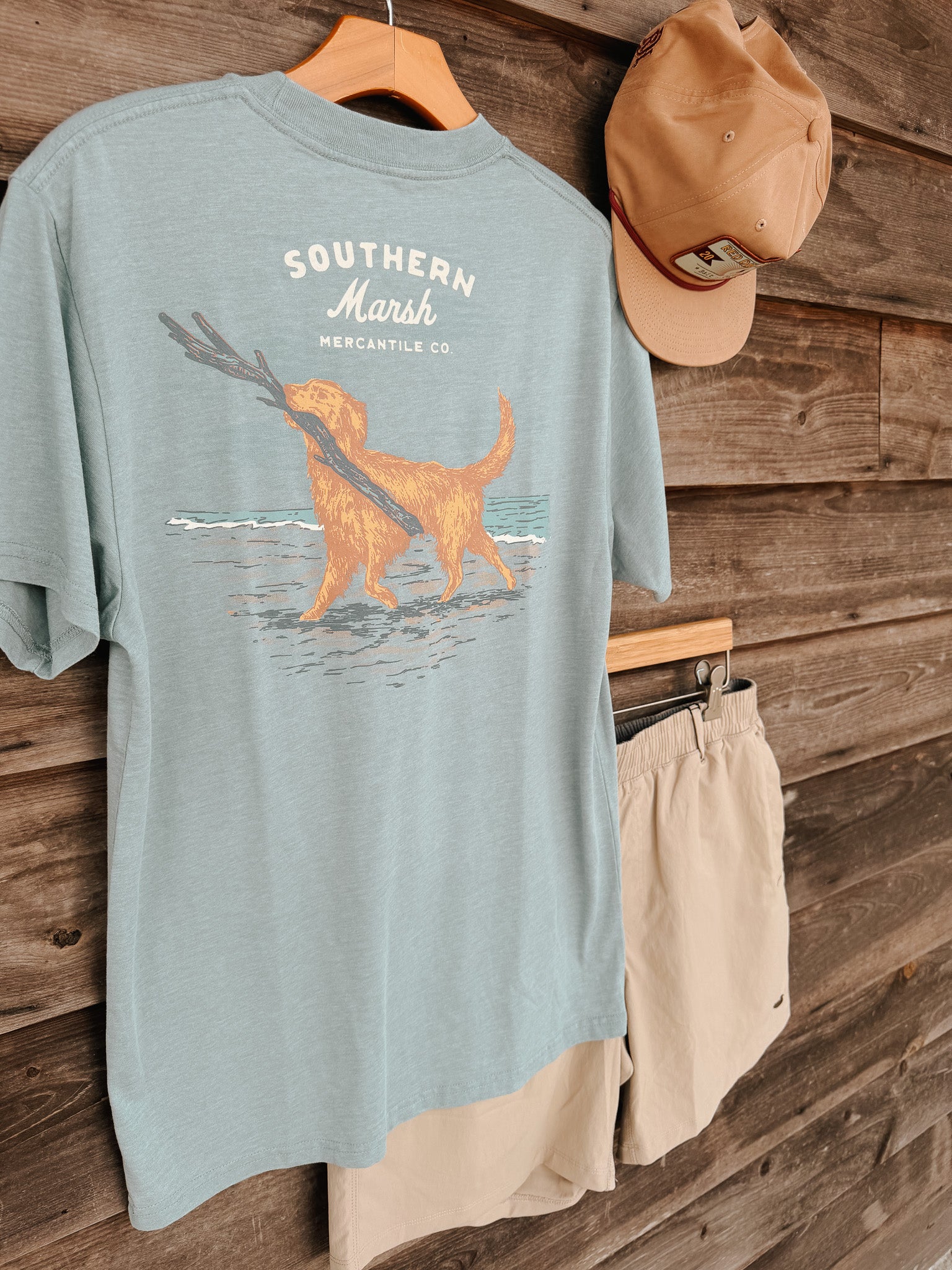 Southern Marsh Good Boy, Big Stick Seawash T-Shirt