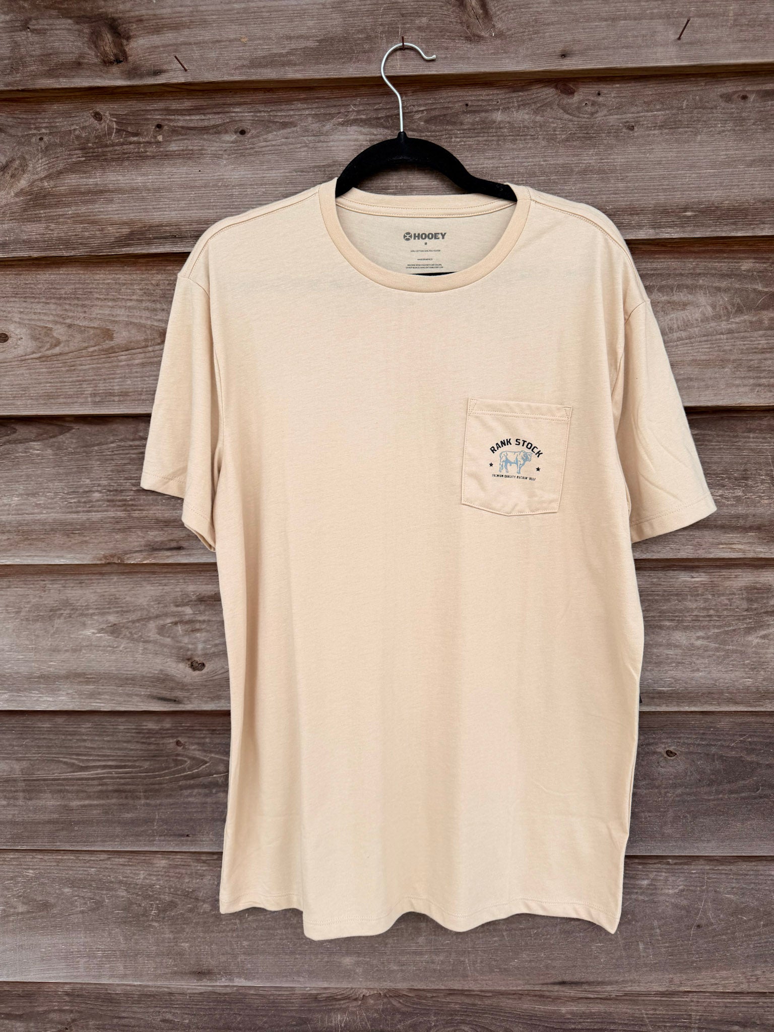 Men's Hooey Rank Stock T-Shirt in Tan