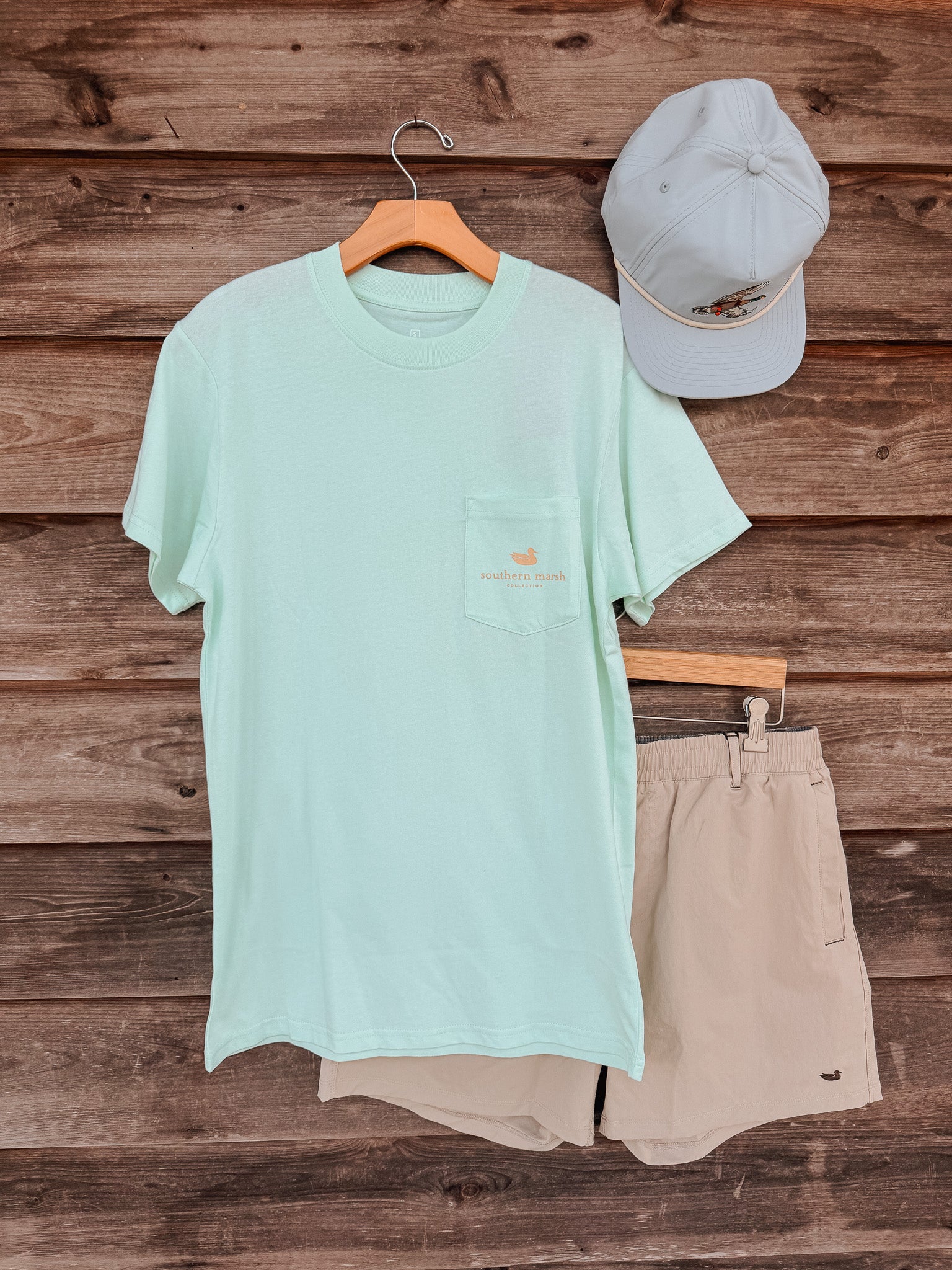 Southern Marsh Trademark T-Shirt in Honeydew