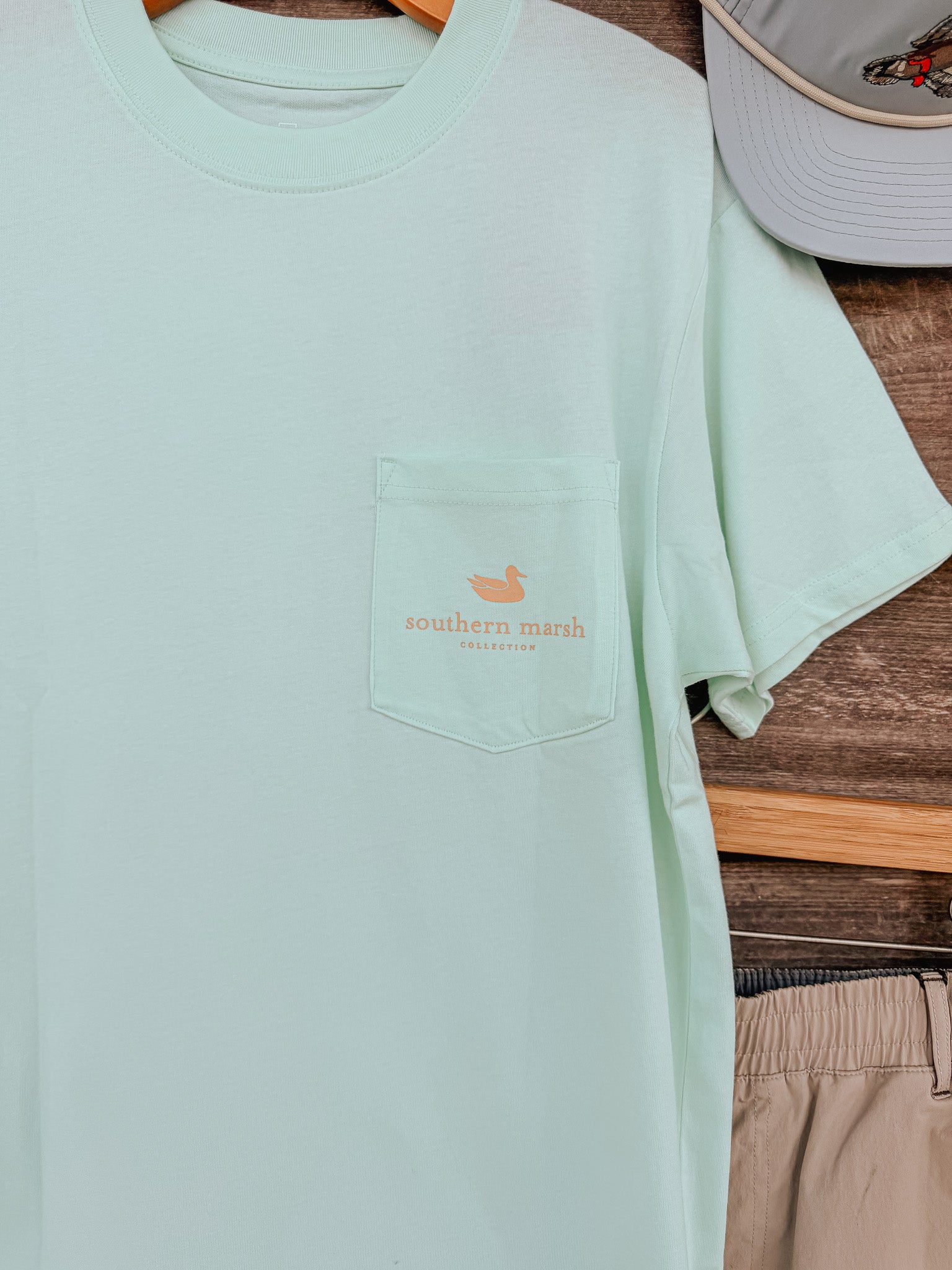 Southern Marsh Trademark T-Shirt in Honeydew