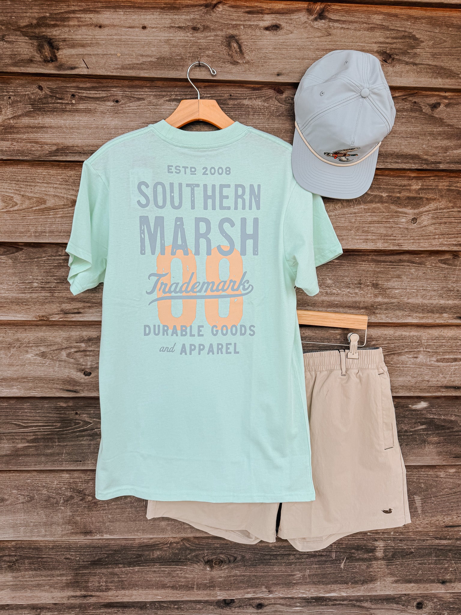 Southern Marsh Trademark T-Shirt in Honeydew