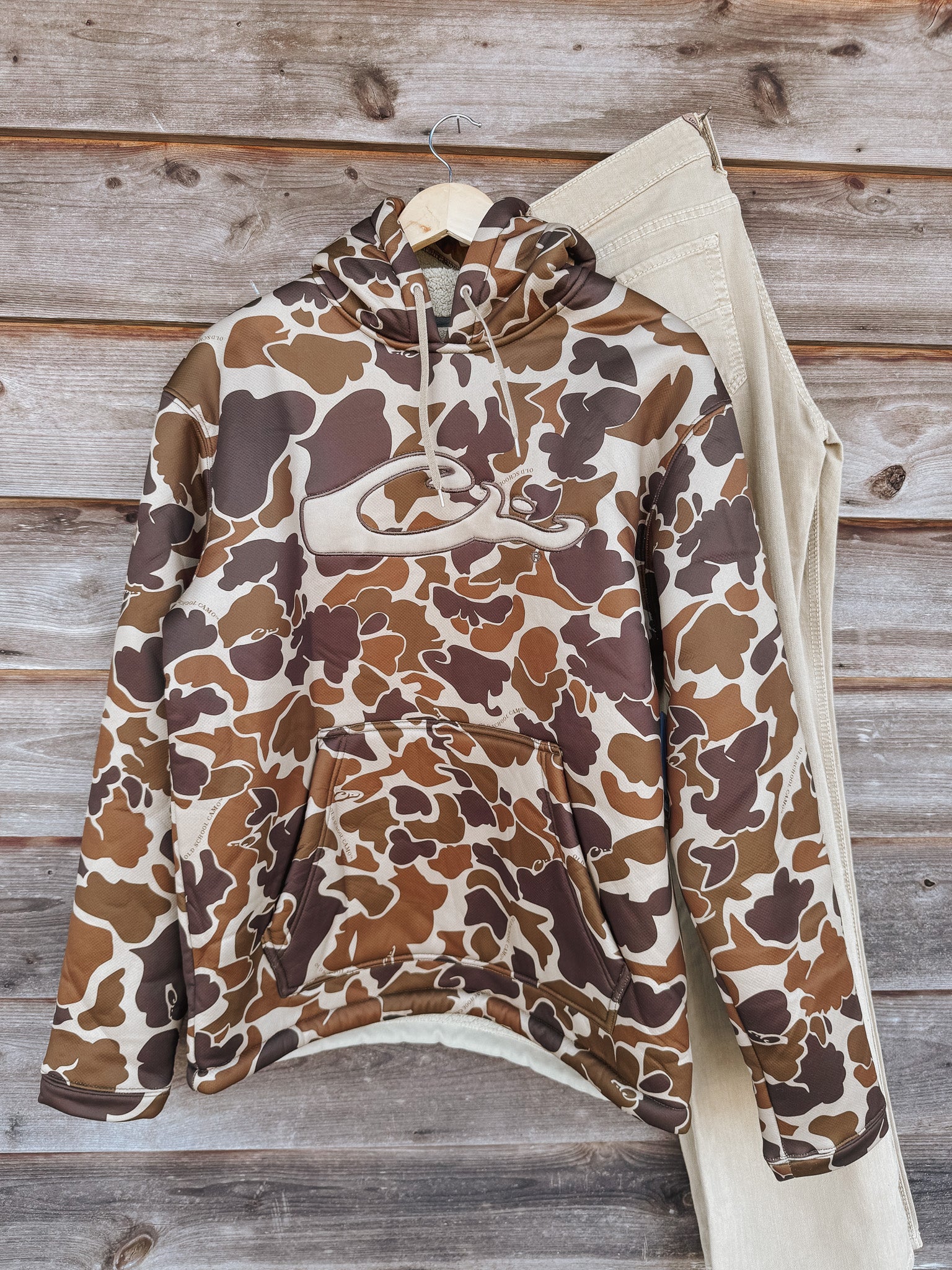 Men's Drake LST Silencer Fleece-Lined Old School Hoodie