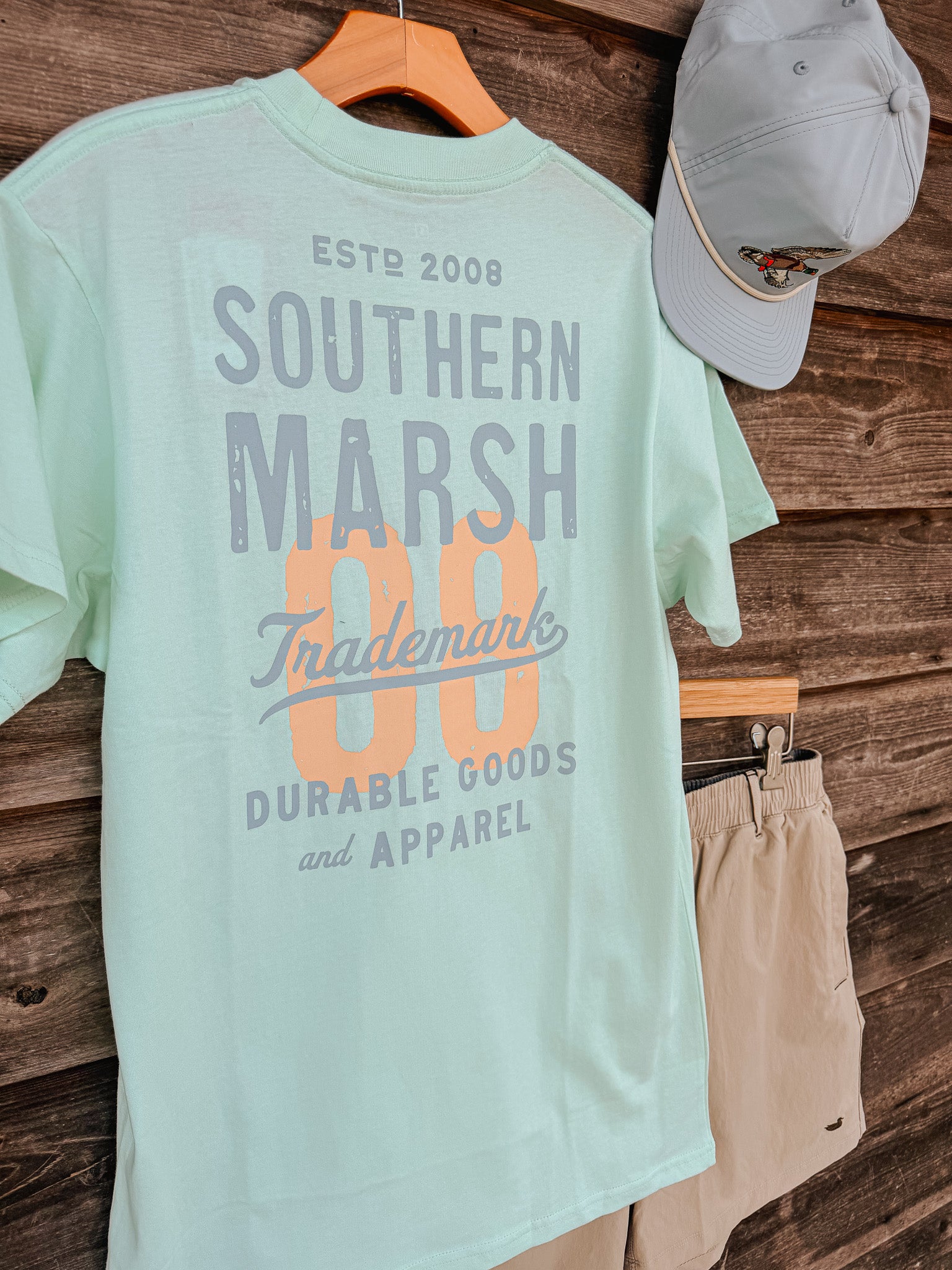 Southern Marsh Trademark T-Shirt in Honeydew