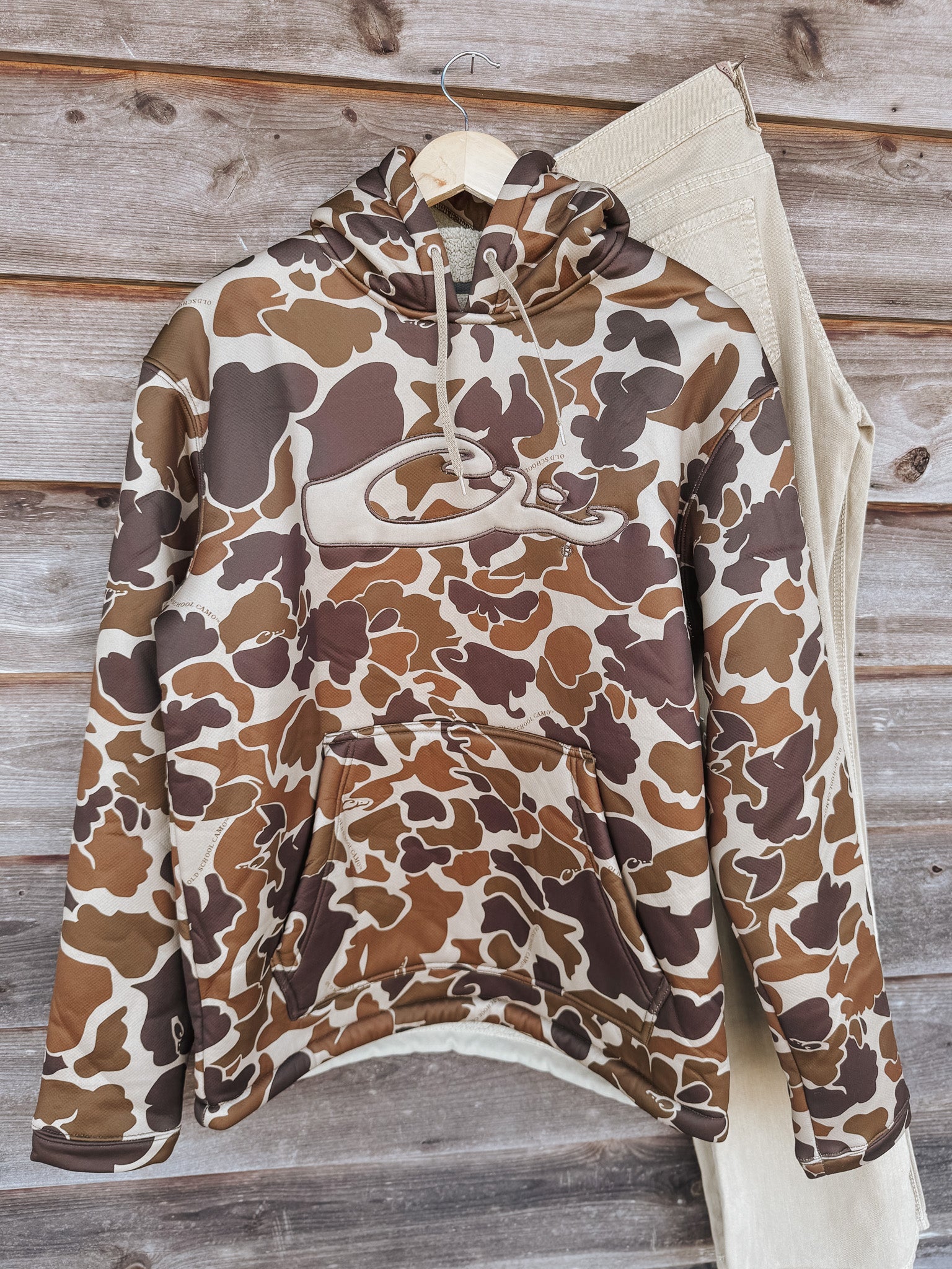 Men's Drake LST Silencer Fleece-Lined Old School Hoodie – Boot Country