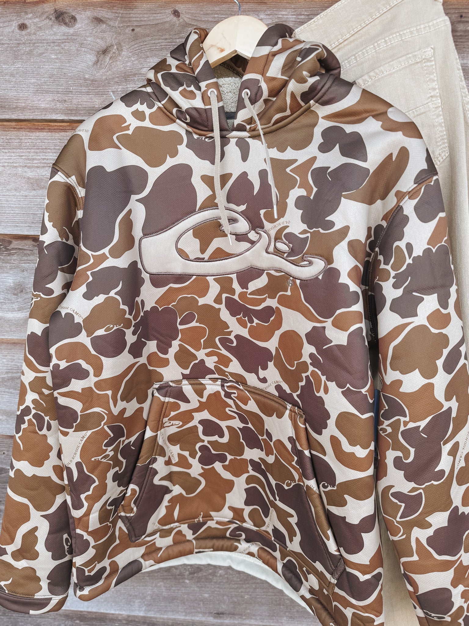 Men's Drake LST Silencer Fleece-Lined Old School Hoodie – Boot Country