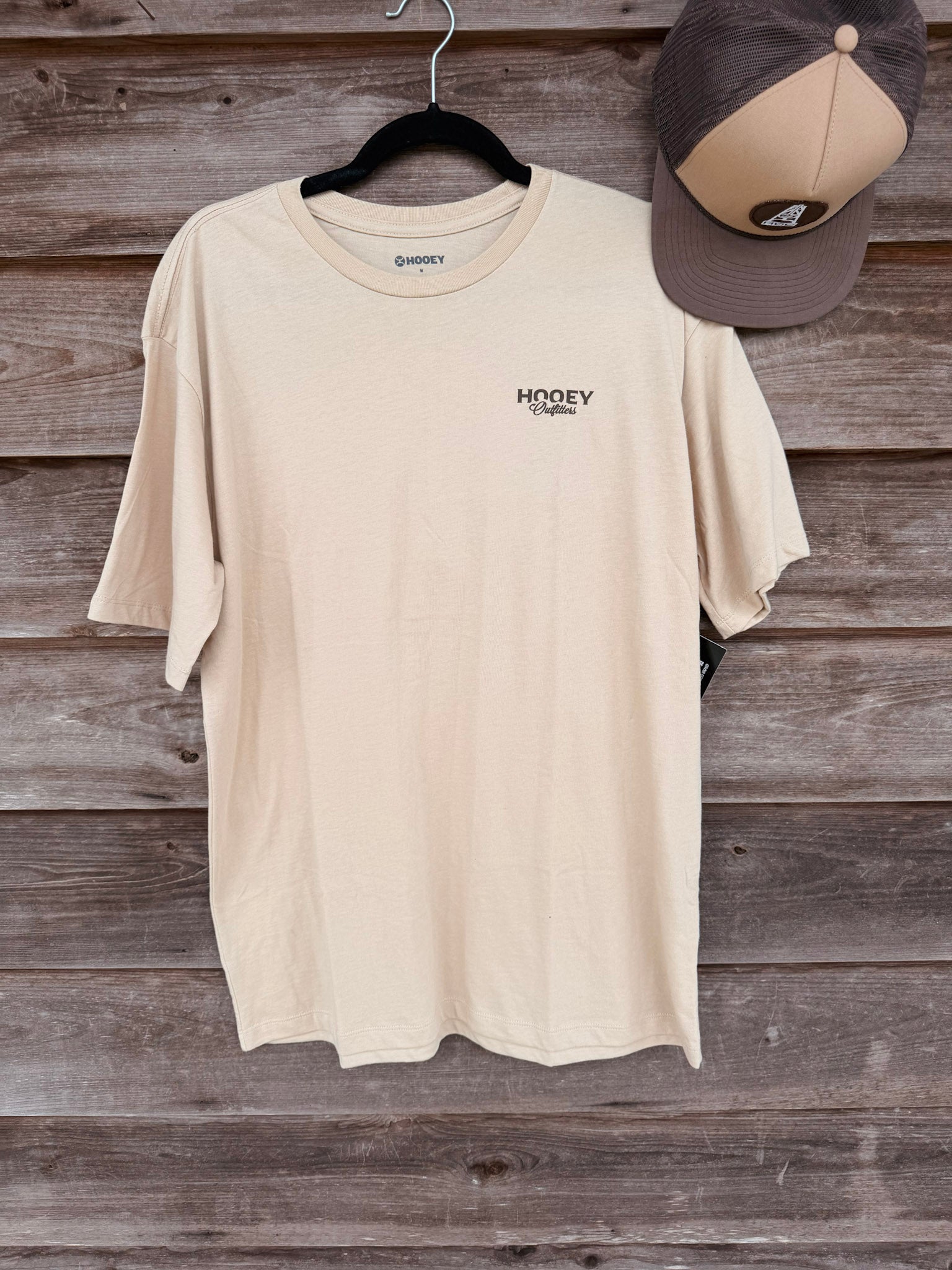 Men's Hooey 'Outfitters" T-shirt in Tan