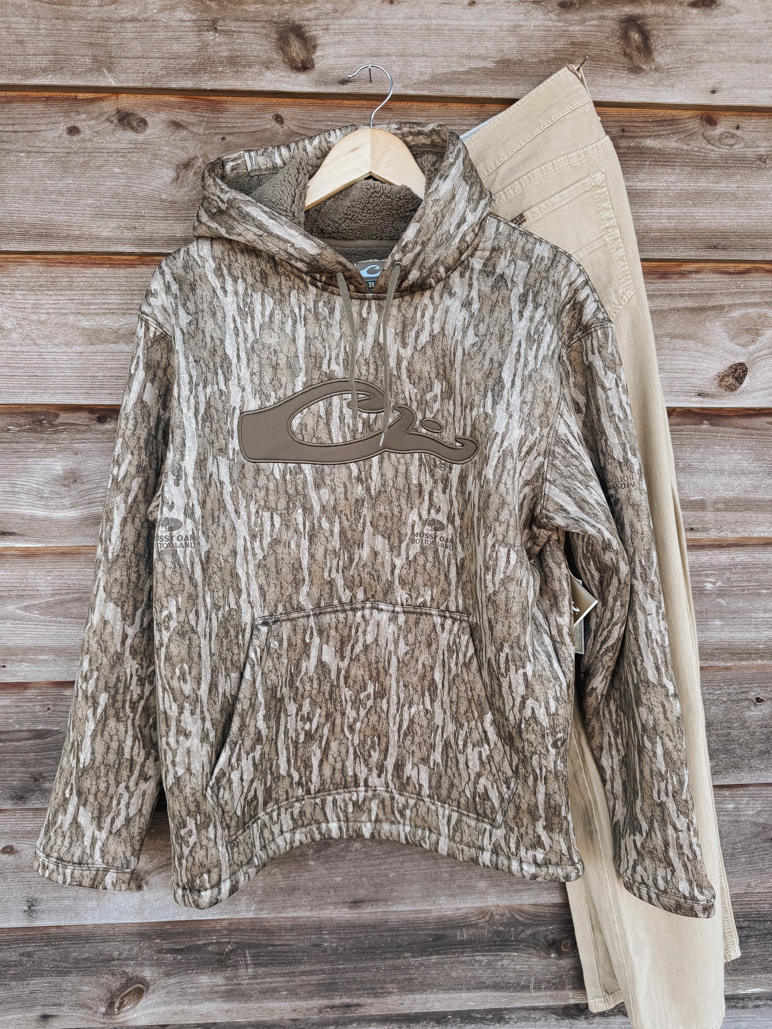 Men's Drake LST Silencer Fleece-Lined Bottomland Hoodie