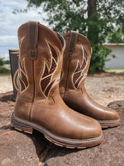 Men's Georgia Boot Carbo-Tec FLX Alloy Toe Pull-on with InsulKul™ Work Boot