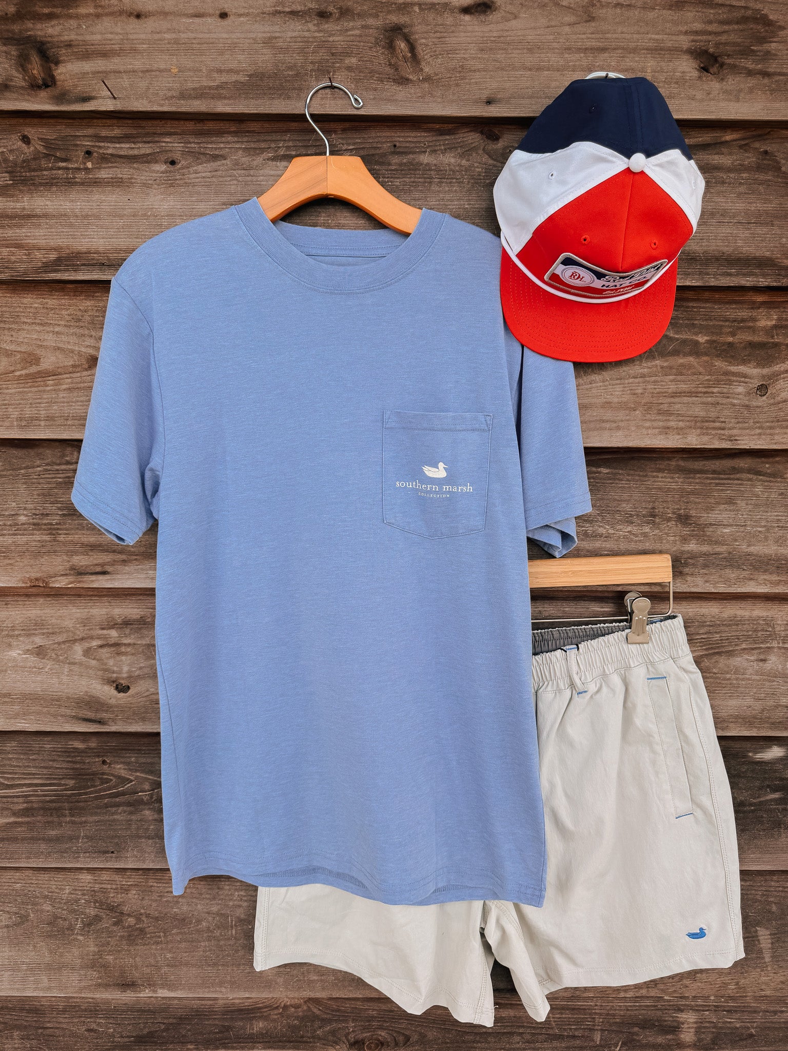 Southern Marsh American Beach Rodeo Seawash T-Shirt