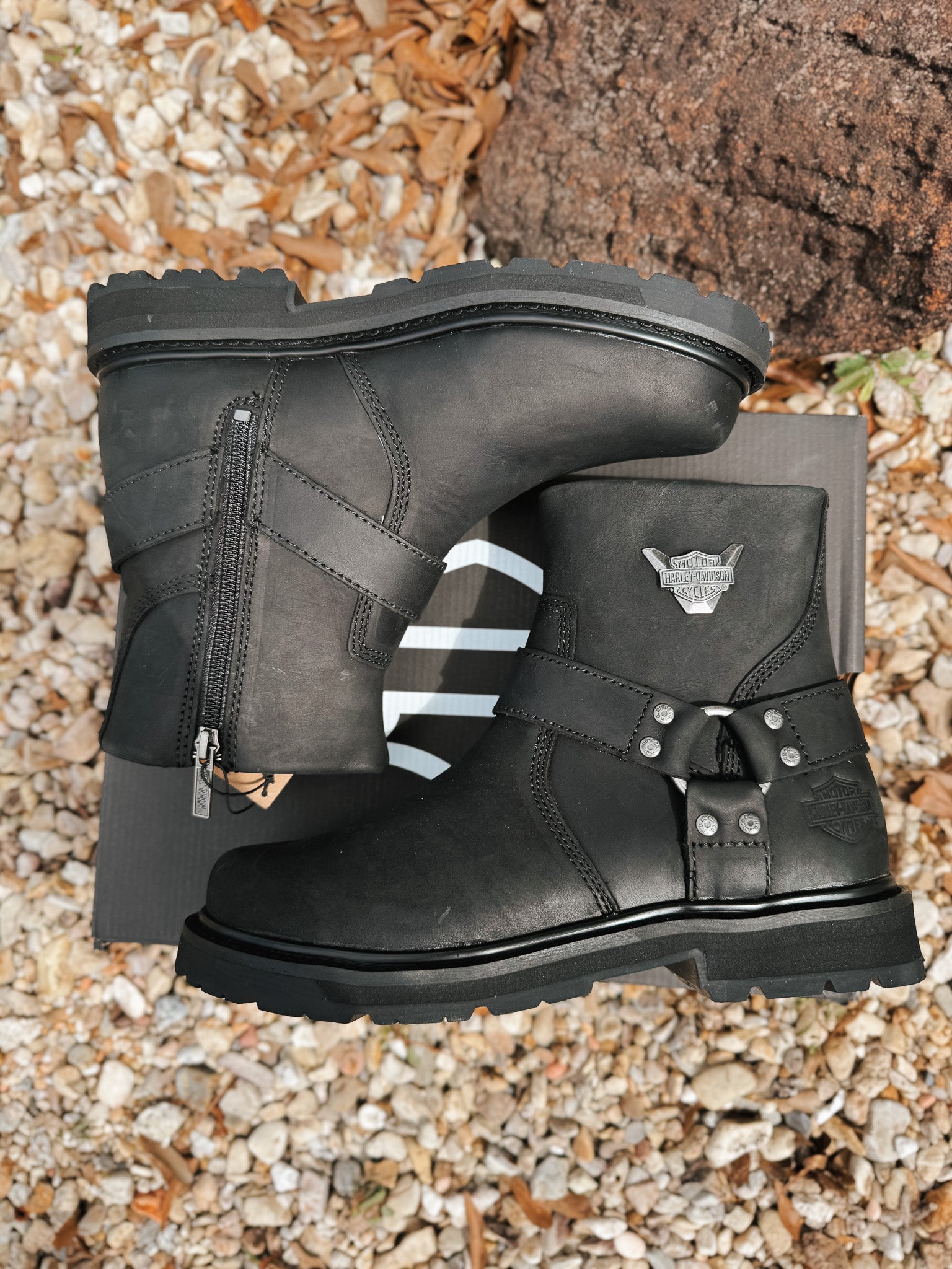 Men's Harley Davidson Rambert Harness Leather Riding Boot