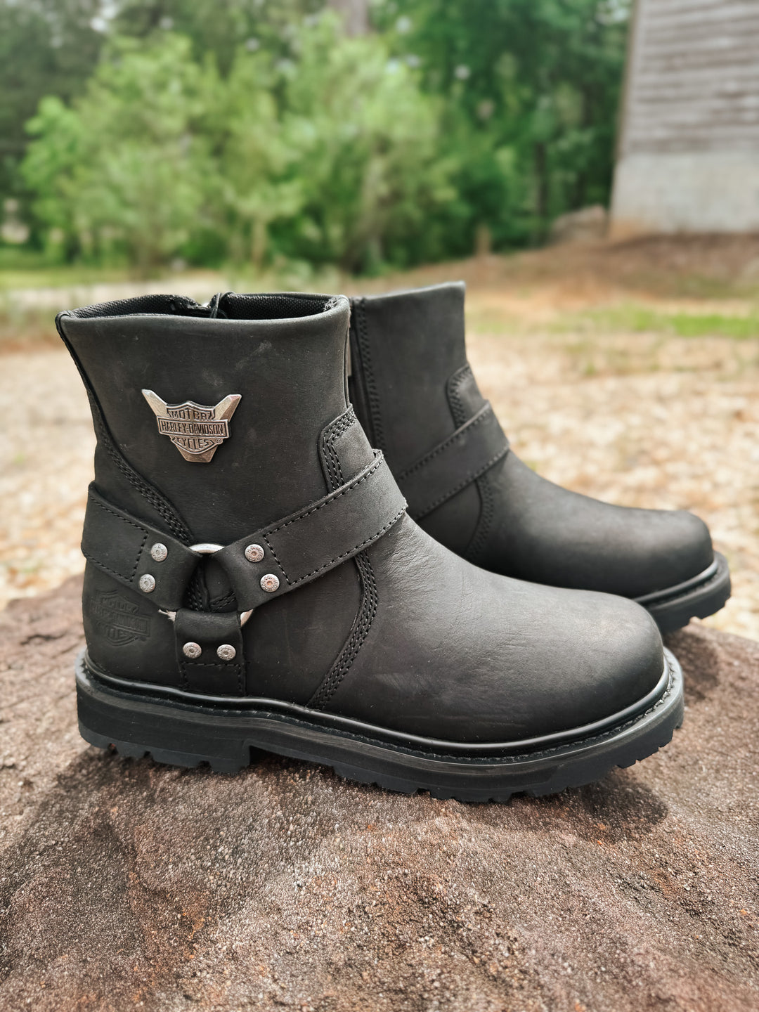 Men's Harley Davidson Rambert Harness Leather Riding Boot