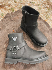 Men's Harley Davidson Rambert Harness Leather Riding Boot
