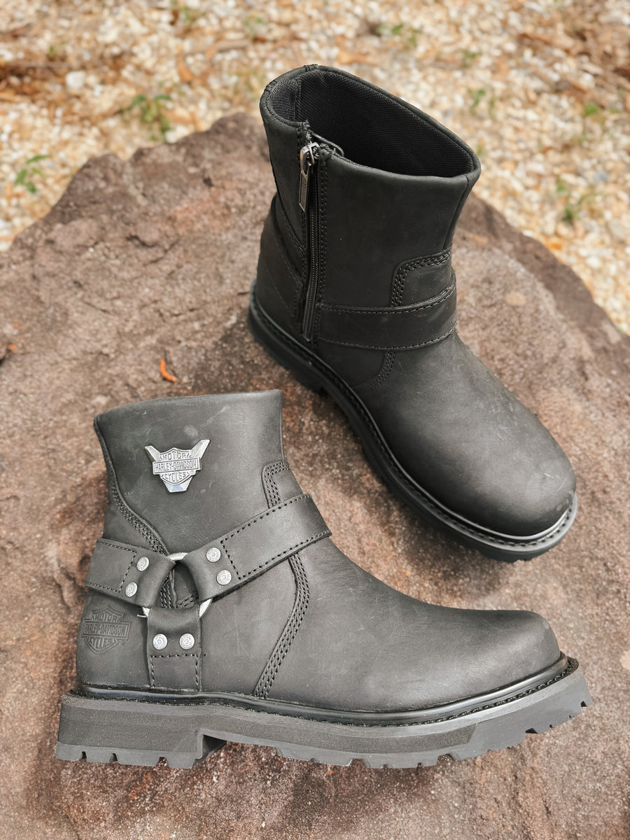Men's Harley Davidson Rambert Harness Leather Riding Boot