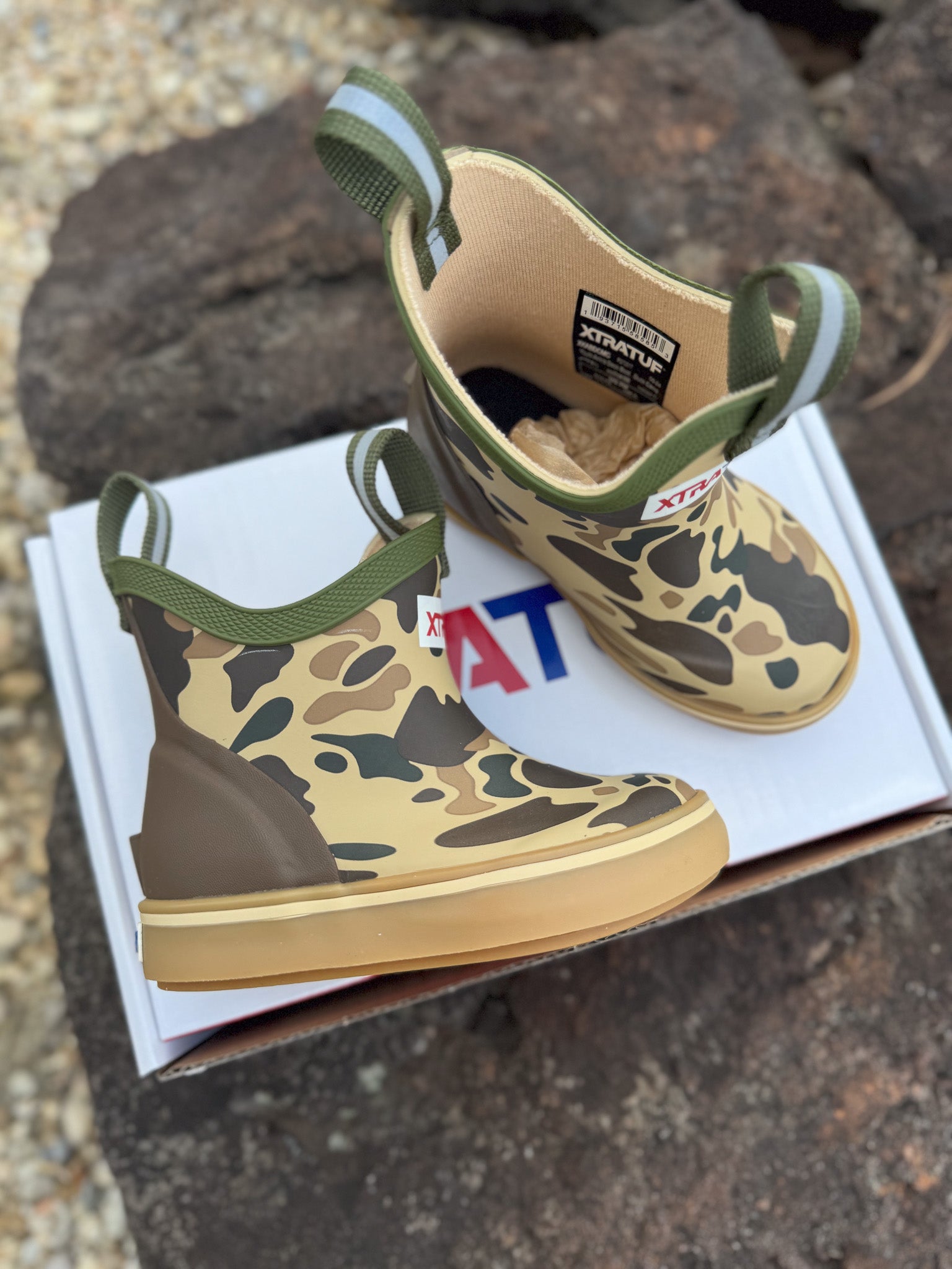 Little Kid's Xtratuf Duck Camo Ankle Deck Boot