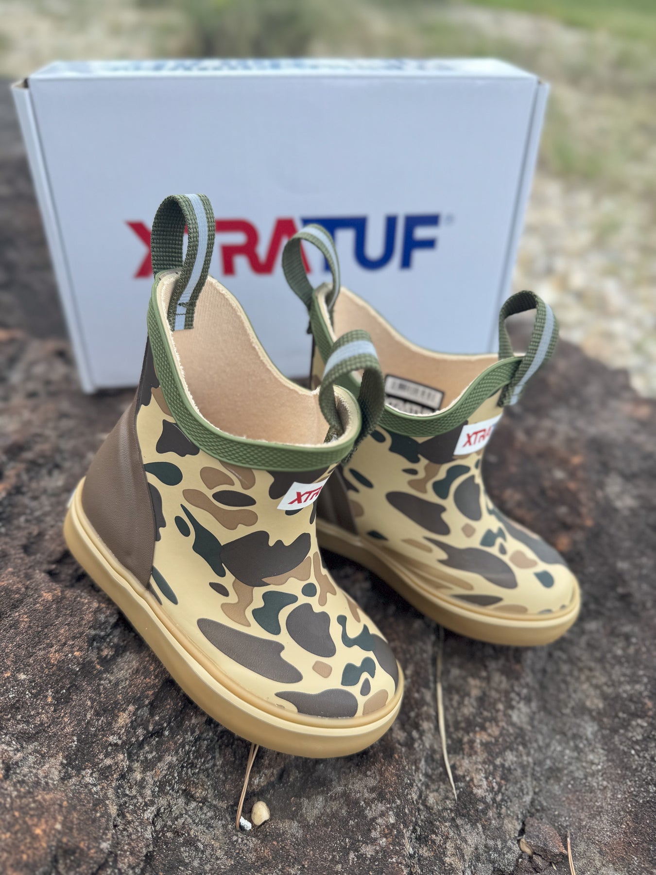 Little Kid's Xtratuf Duck Camo Ankle Deck Boot Boot Country