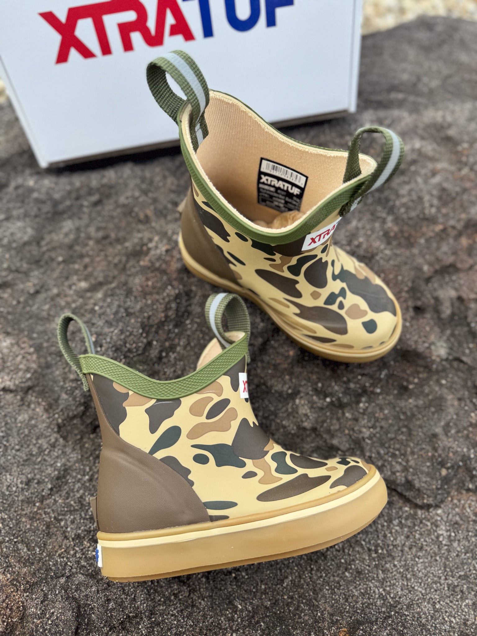 Little Kid's Xtratuf Duck Camo Ankle Deck Boot