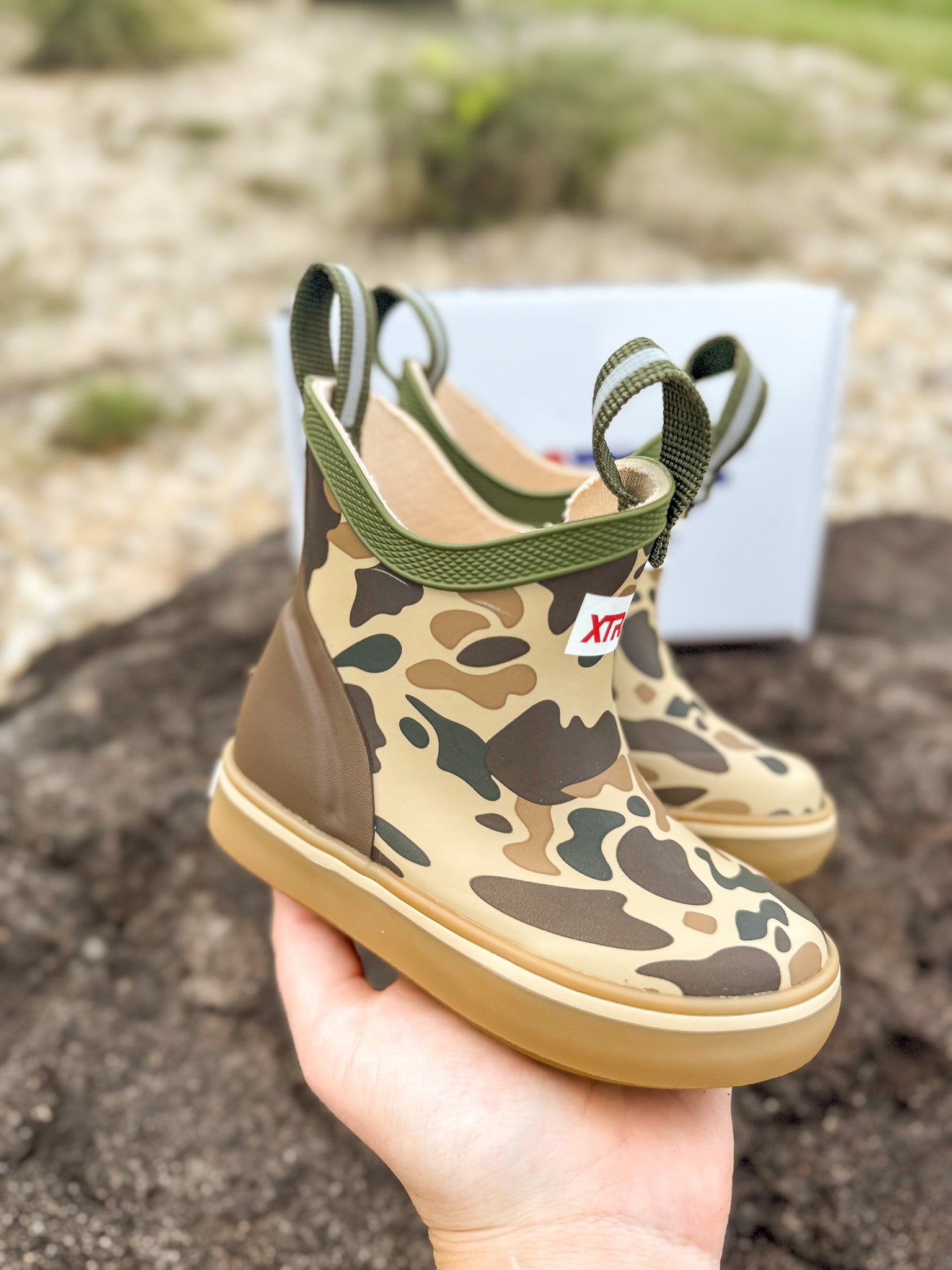 Little Kid's Xtratuf Duck Camo Ankle Deck Boot