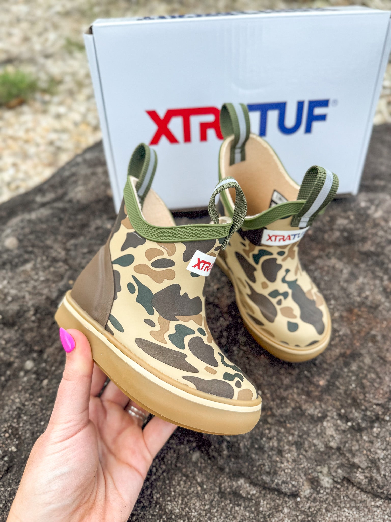 Little Kid's Xtratuf Duck Camo Ankle Deck Boot