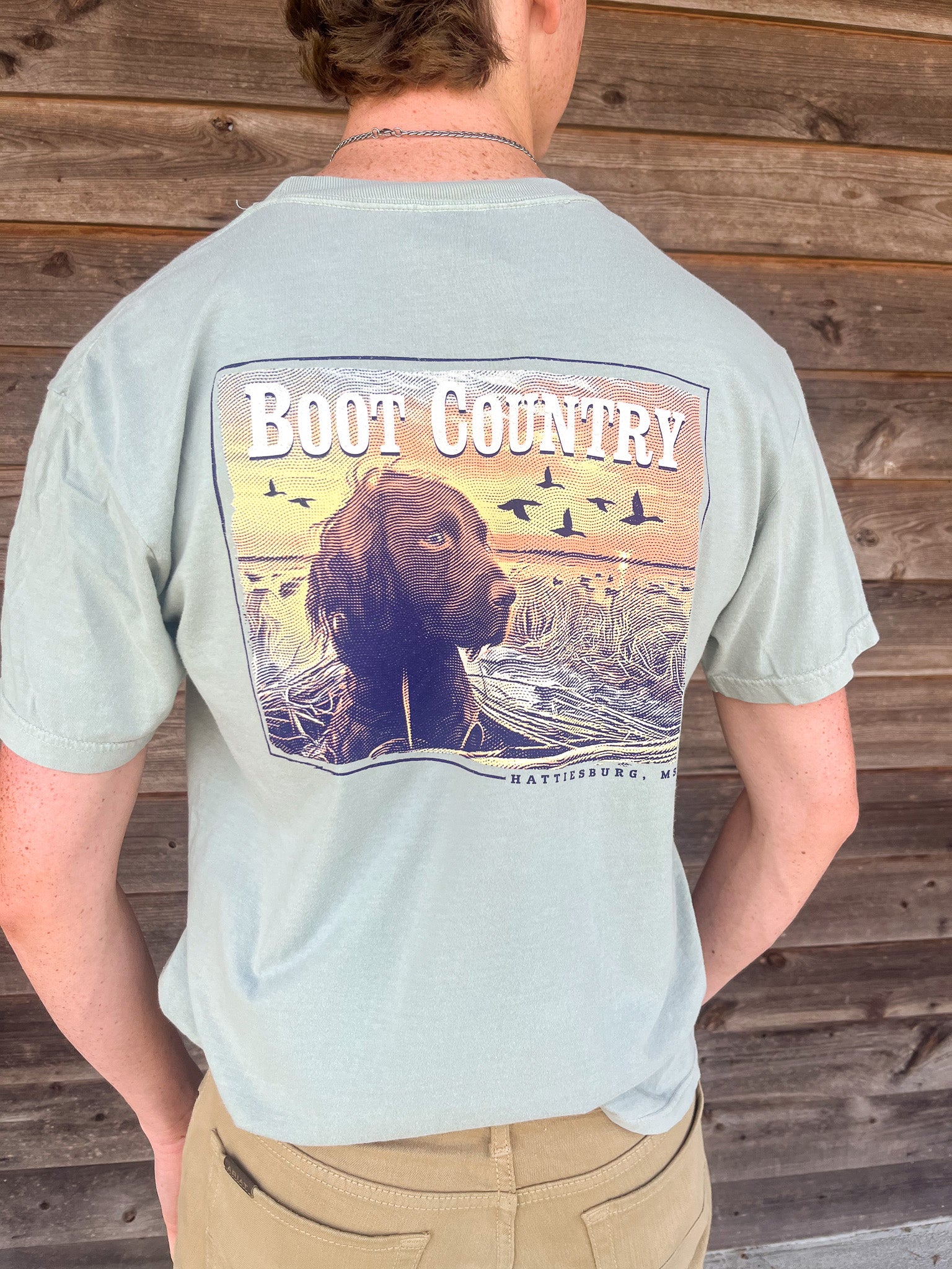 **EXCLUSIVE** Boot Country Gauge T-Shirt in Bay
