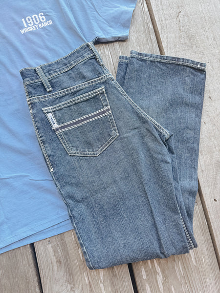 Men's Cinch Relaxed Fit White Label Dark Stone Jeans – Boot Country