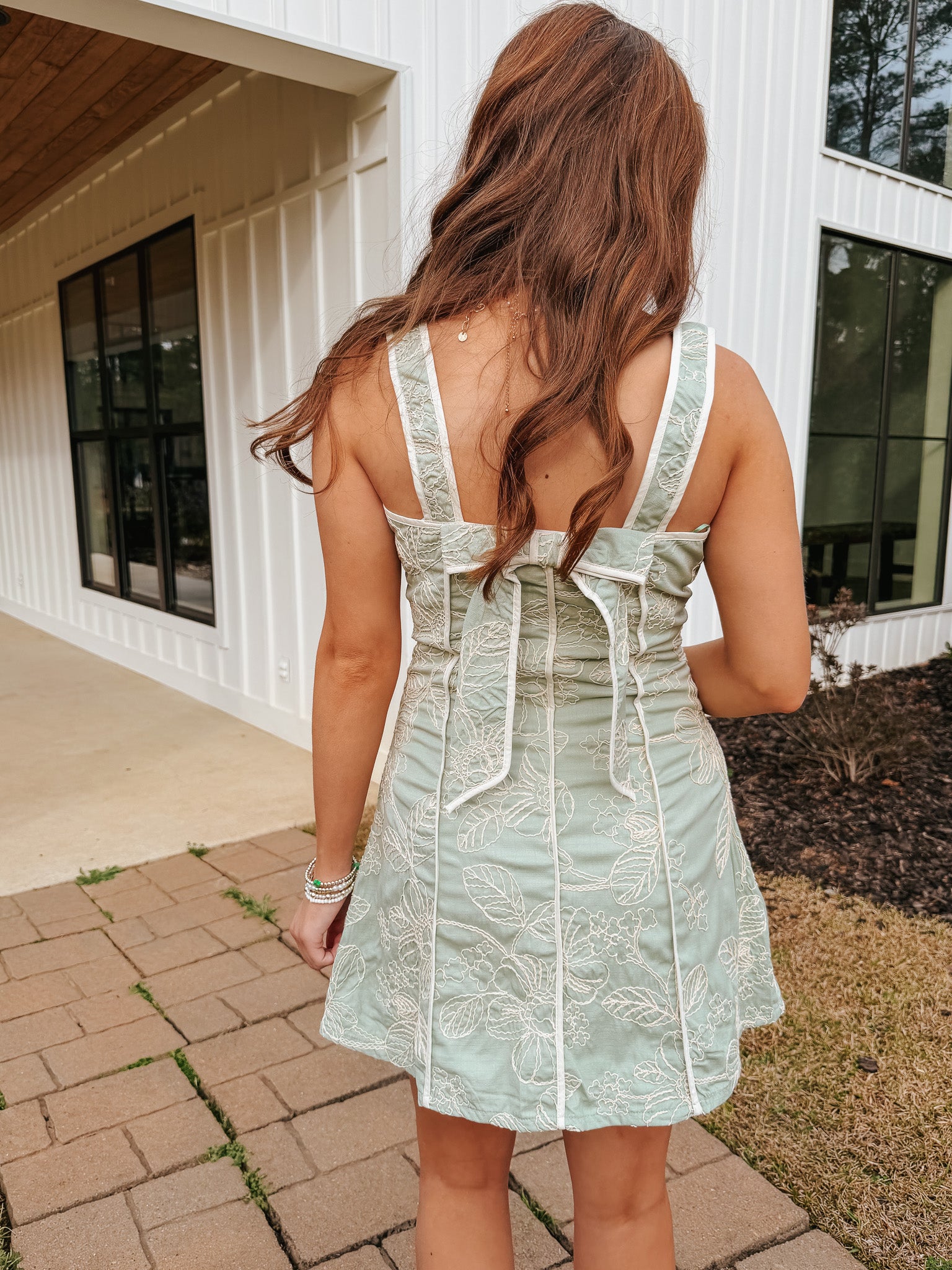 Joyful Blooms Embordered Dress