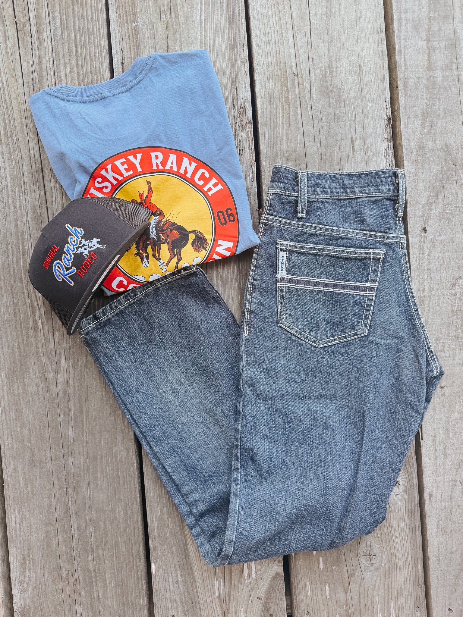 Men's Cinch Relaxed Fit White Label Dark Stone Jeans