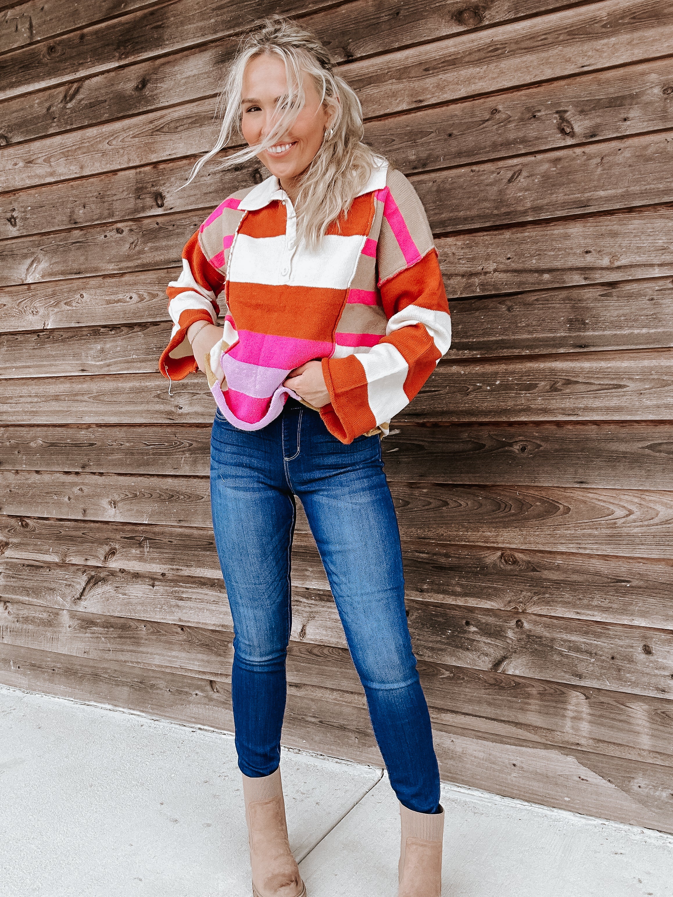 Vaqueros ajustados sin cordones The Lauren Comfort