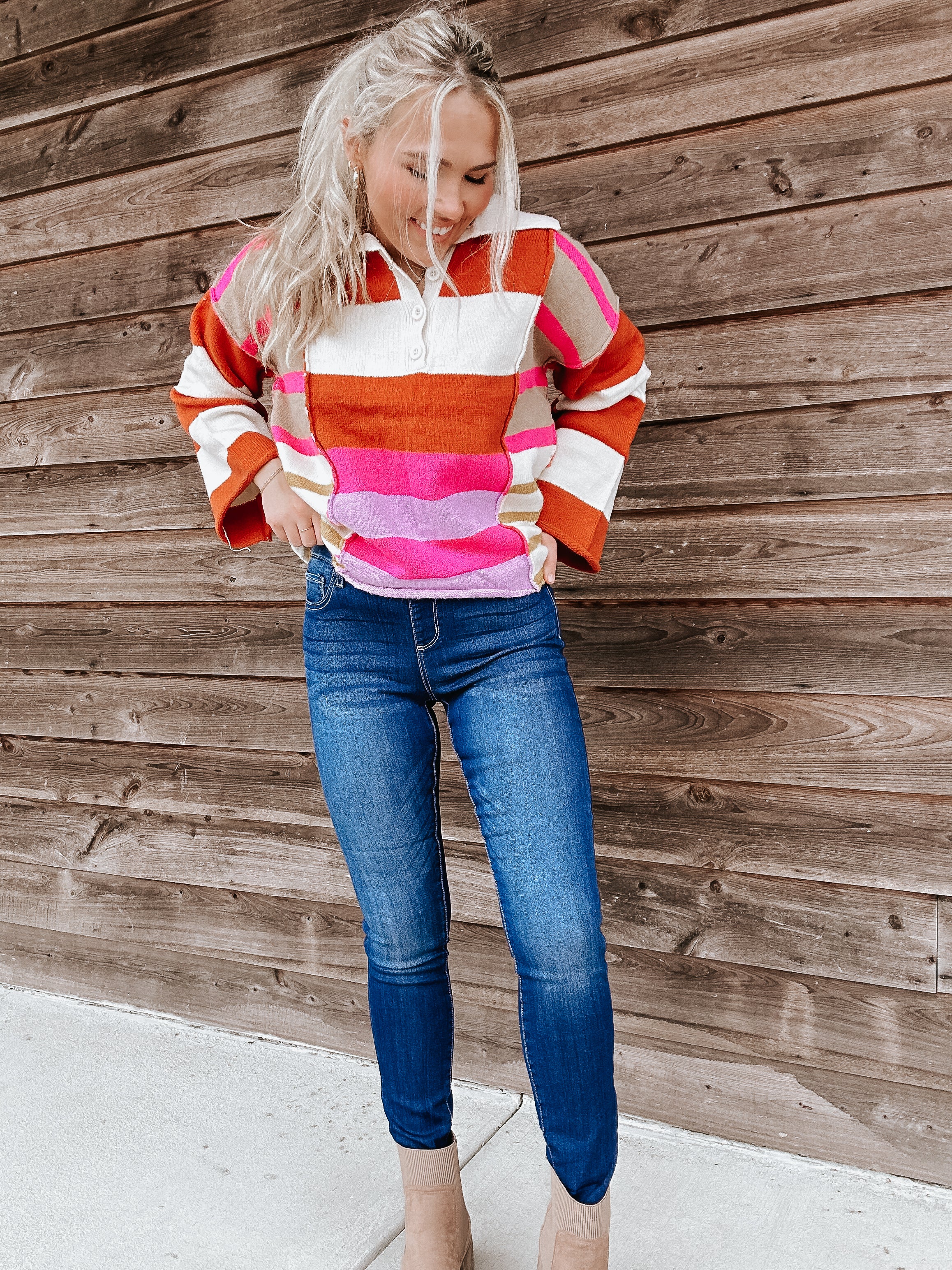 Vaqueros ajustados sin cordones The Lauren Comfort