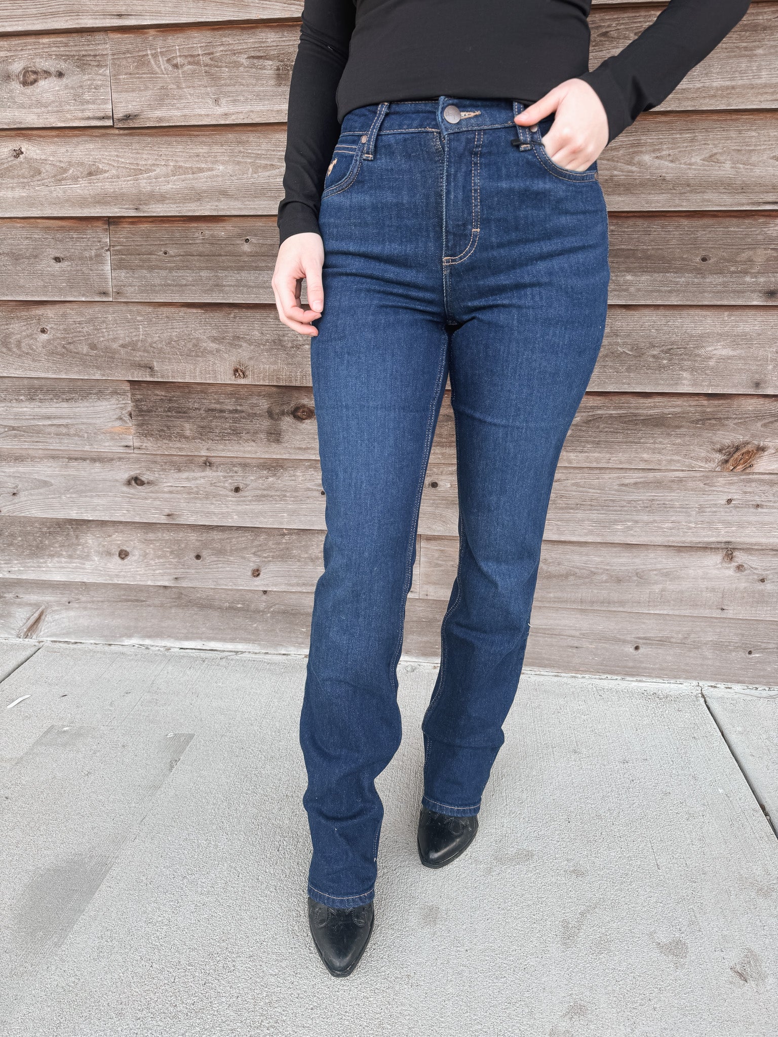 Wrangler Women's Kayla Ultimate Riding Bootcut Jeans