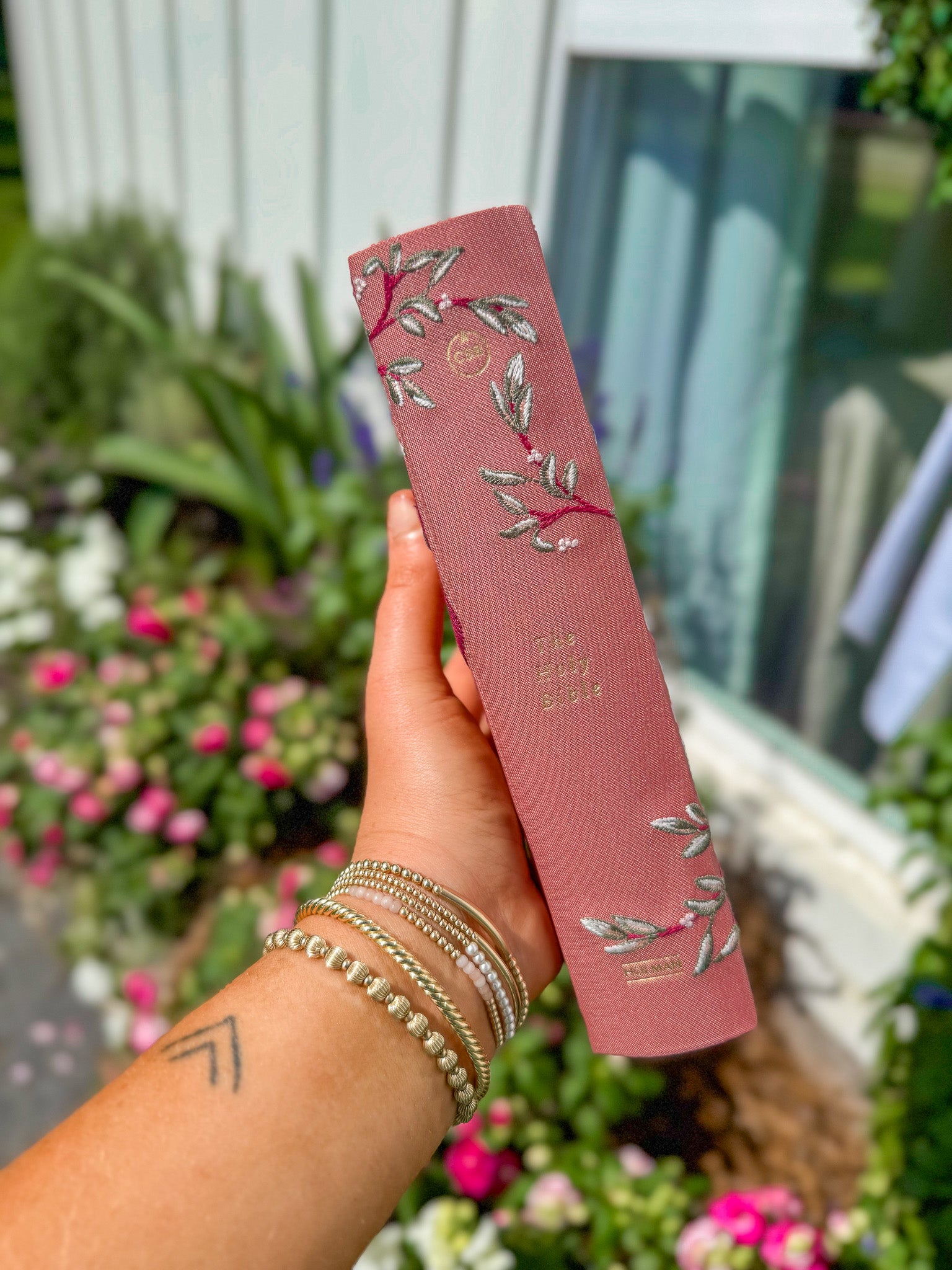 CSB Notetaking Bible: Rosedal Theme