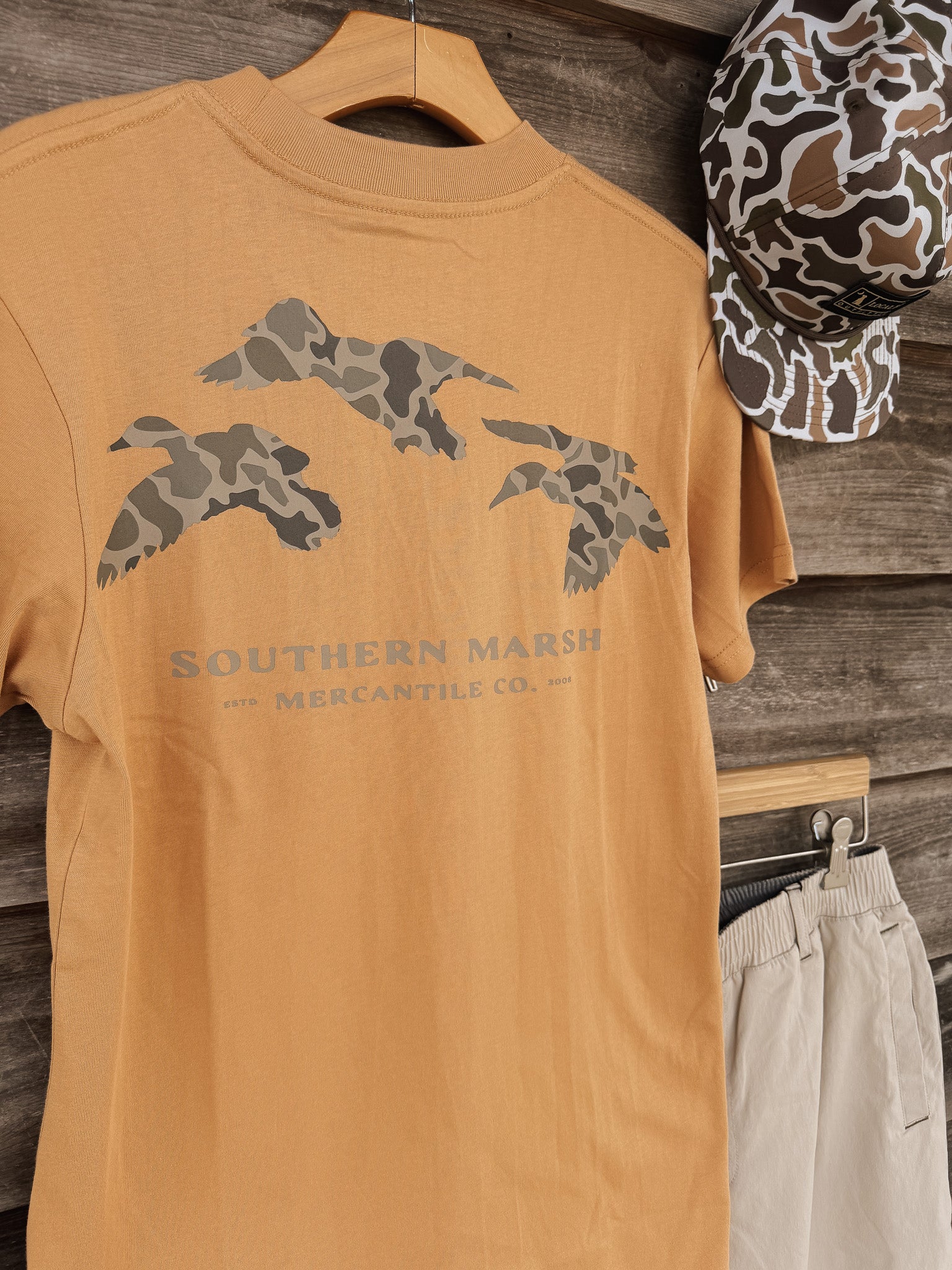 Southern Marsh Originals  Camo  Flying Ducks T-Shirt