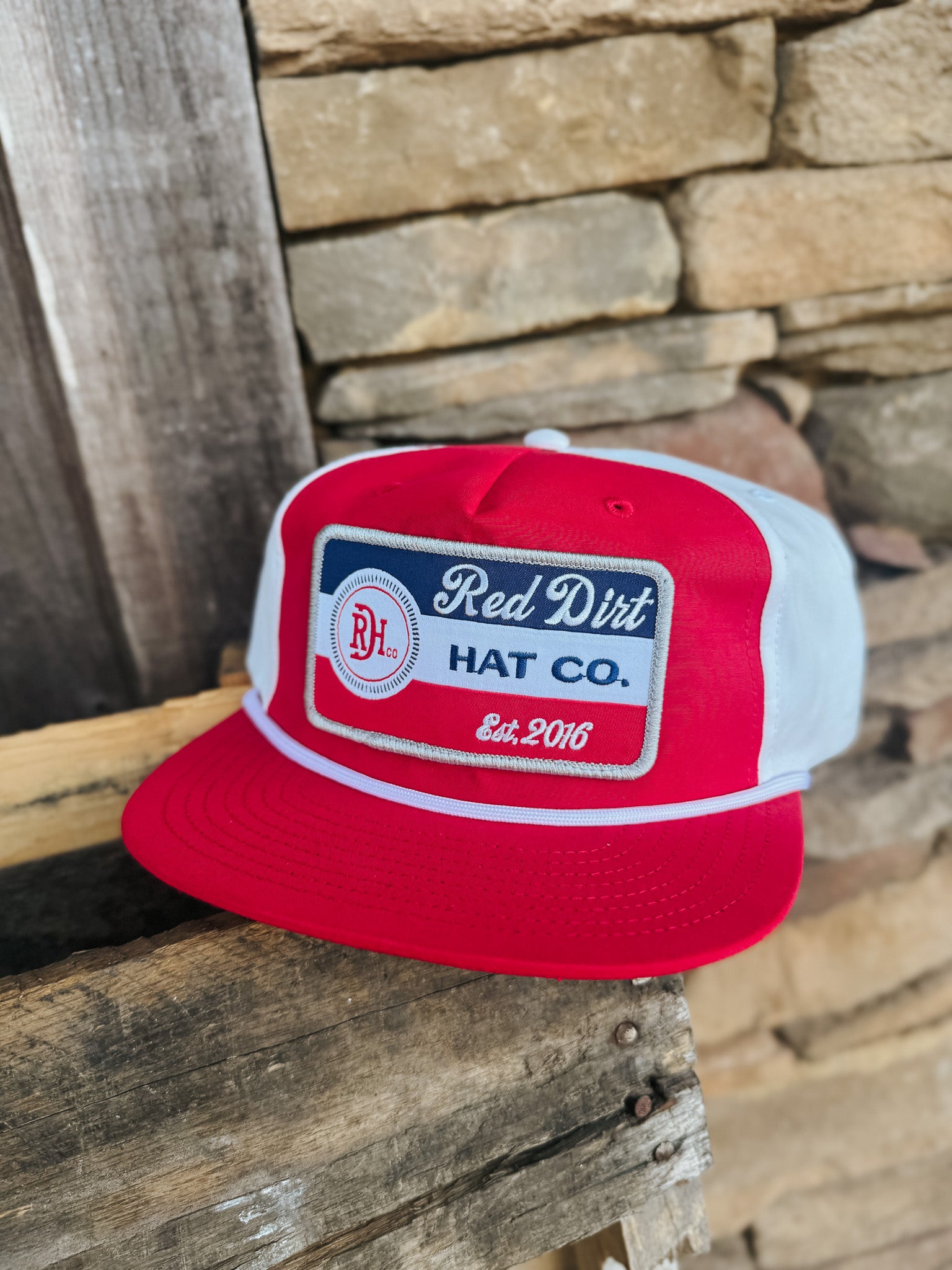 Red Dirt Hat Co. The Patriot Red/White/Navy Cap