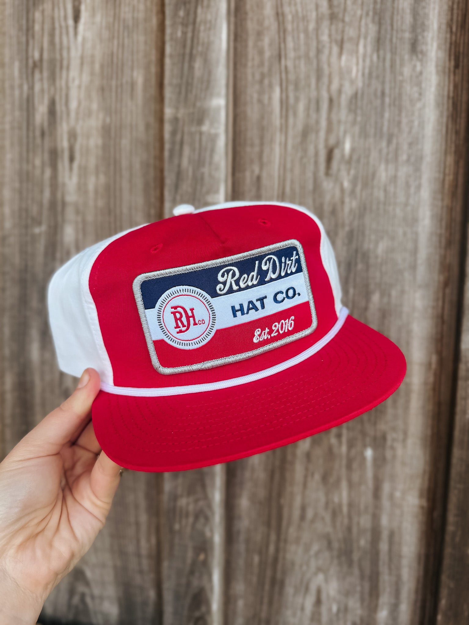 Red Dirt Hat Co. The Patriot Red/White/Navy Cap