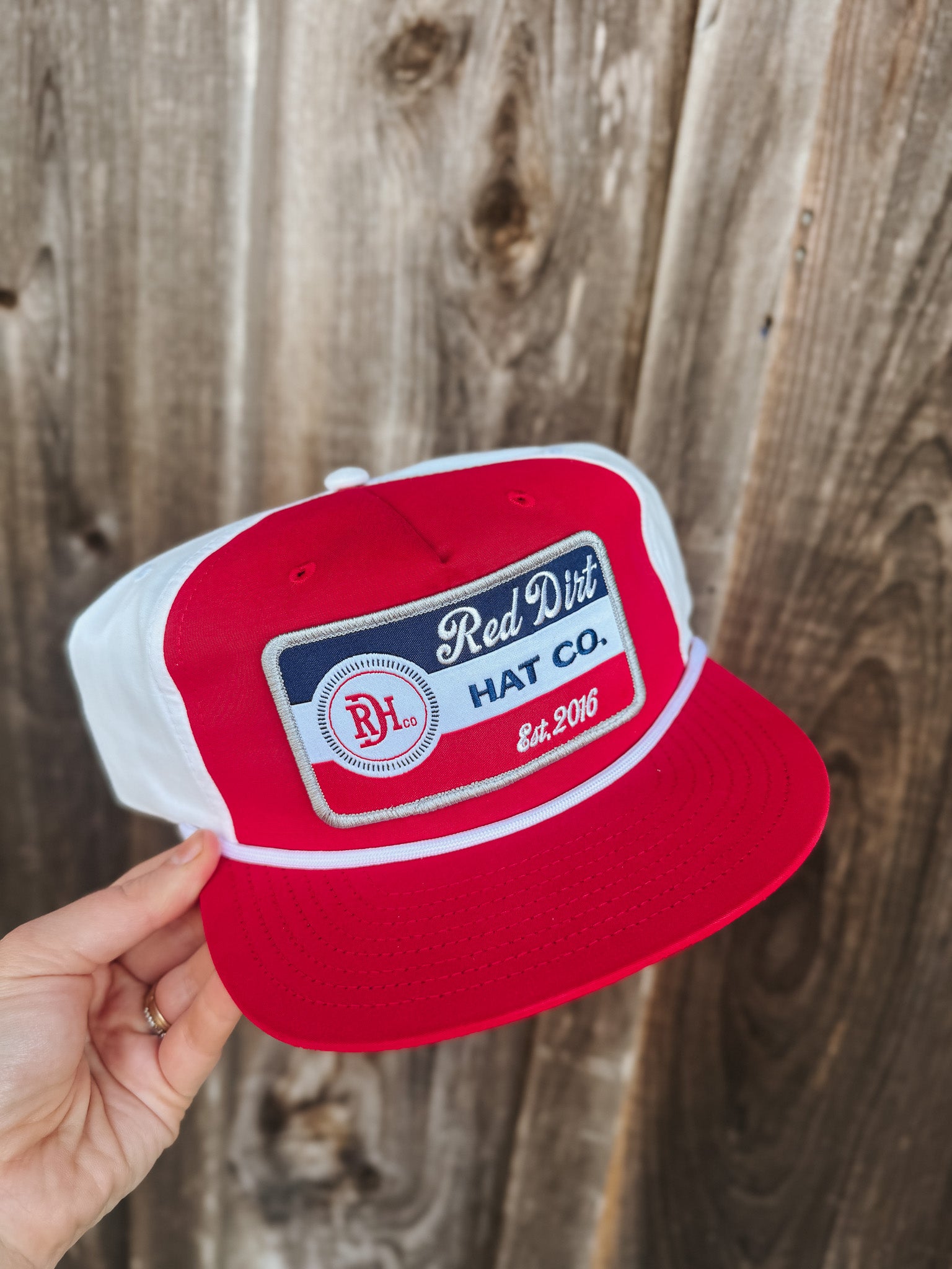 Red Dirt Hat Co. The Patriot Red/White/Navy Cap