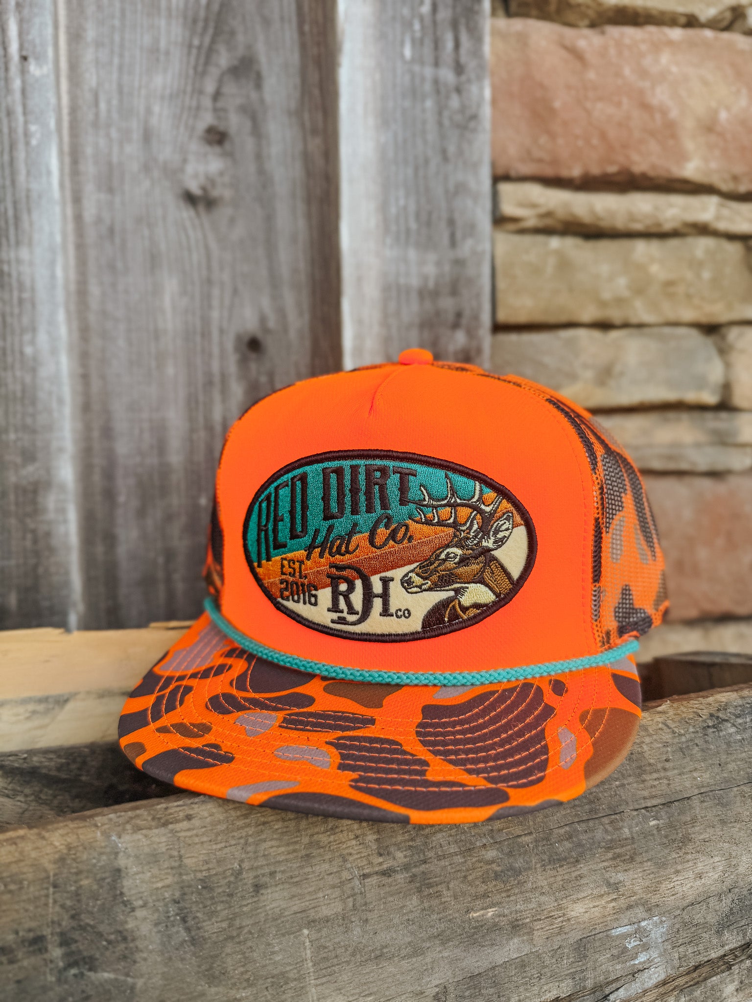 Red Dirt Hat Co. Show Stopper Orange Cap
