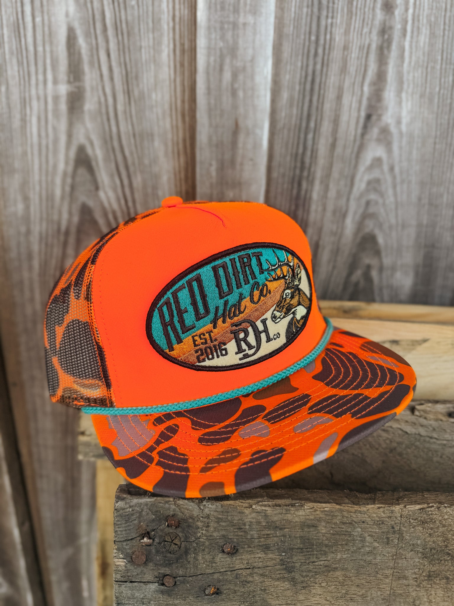 Red Dirt Hat Co. Show Stopper Orange Cap