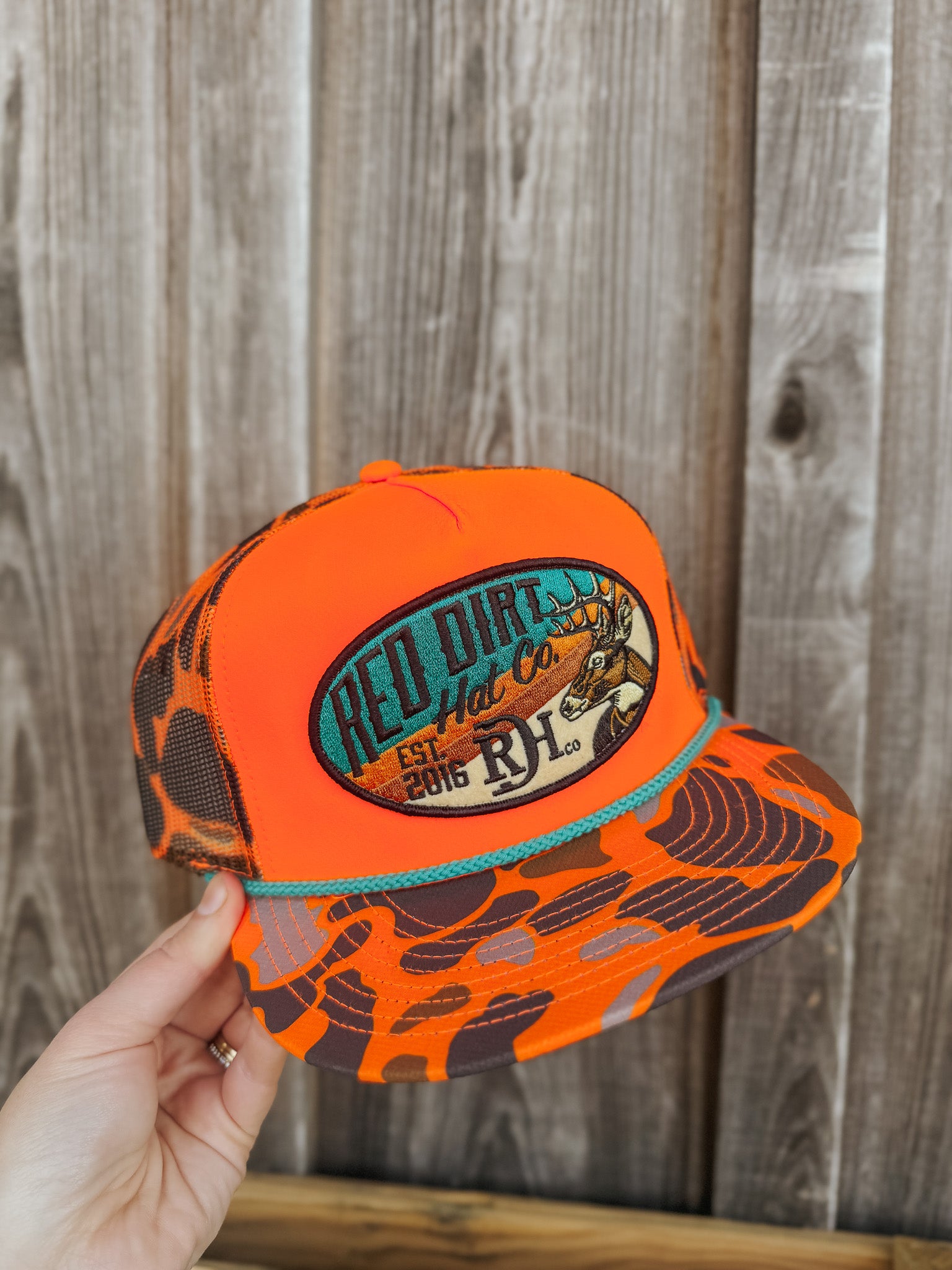 Red Dirt Hat Co. Show Stopper Orange Cap