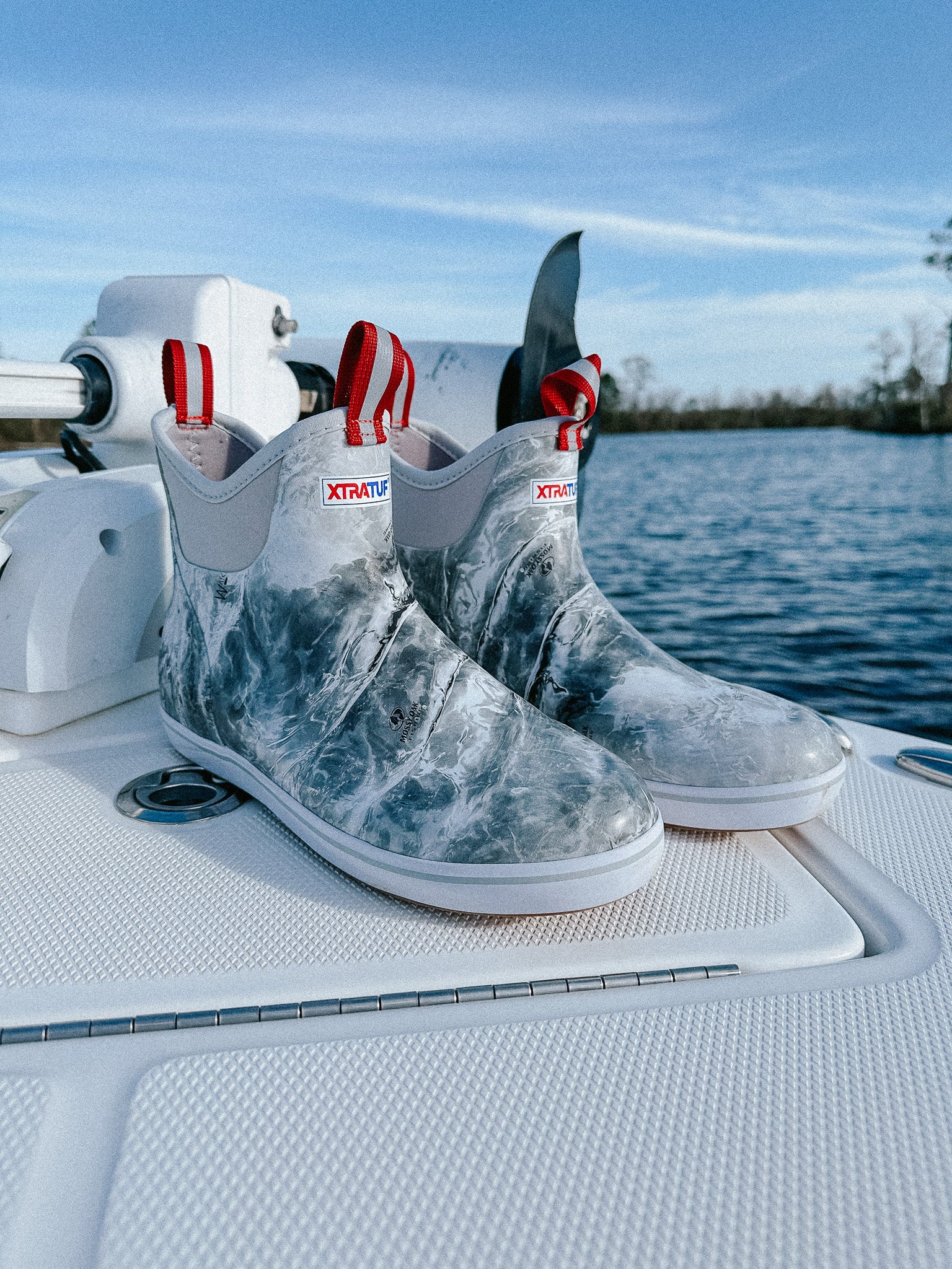 Men's XTRATUF Ankle Deck Boot in Mossy Oak Elements – Boot Country