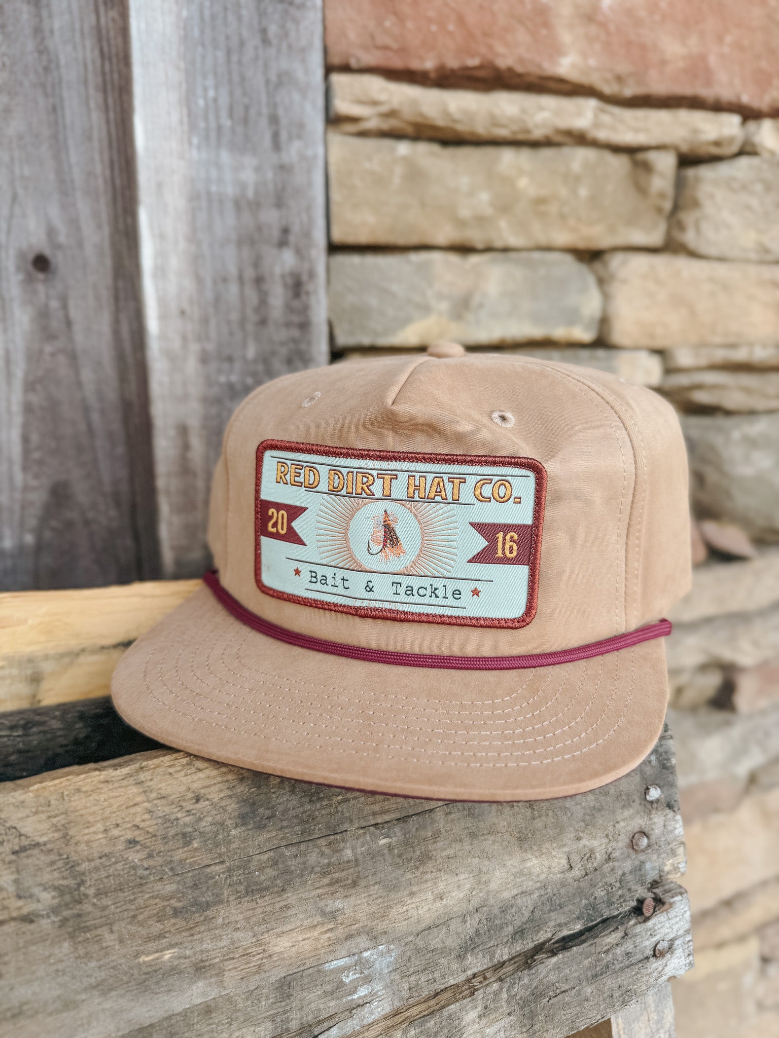 Red Dirt Hat Co. Catch & Release Tan Cap