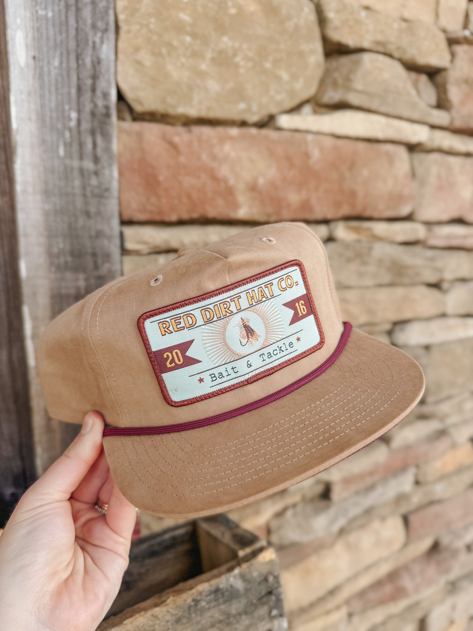 Red Dirt Hat Co. Catch & Release Tan Cap