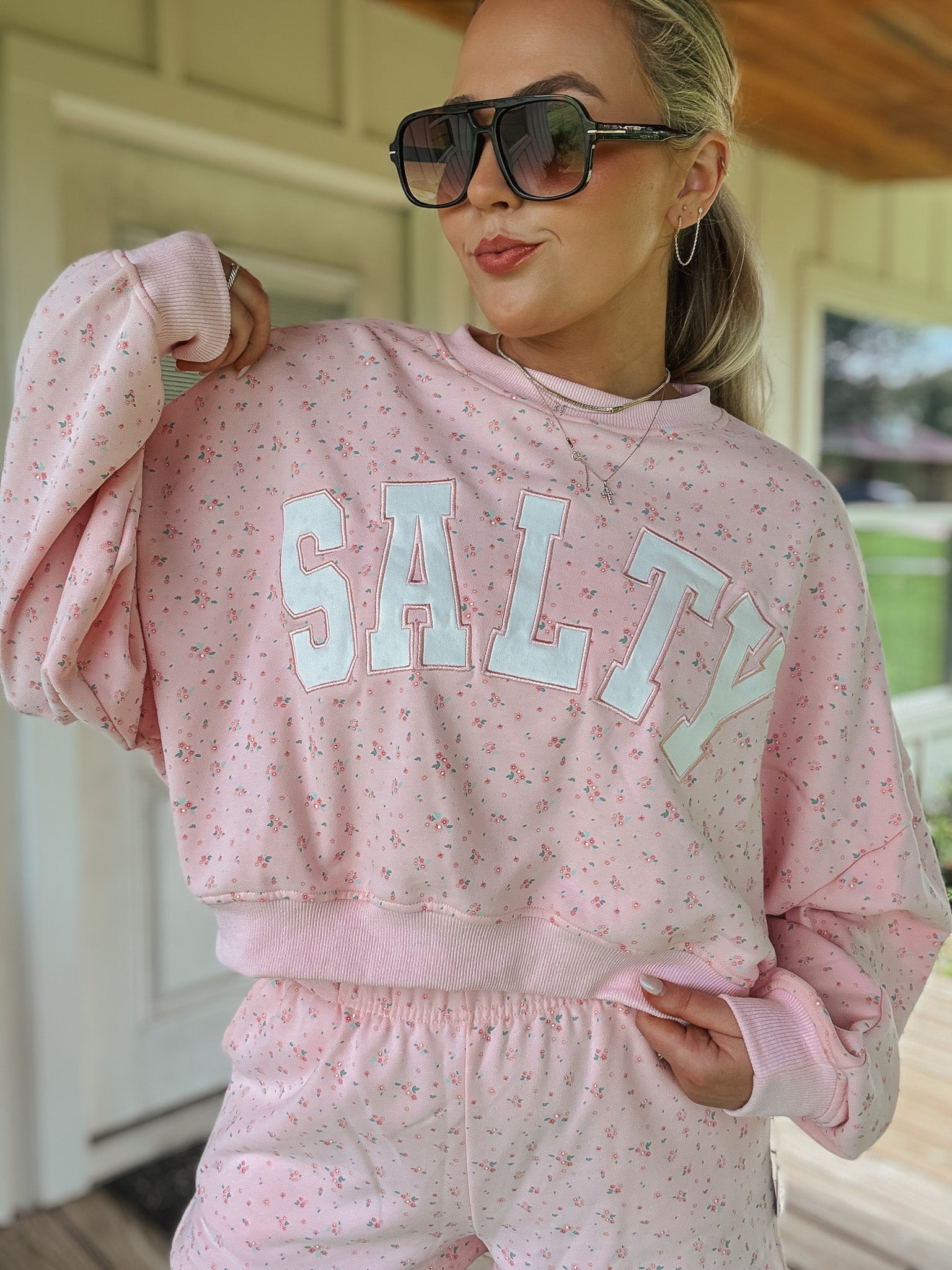 Sweet and Salty Thin Mockneck