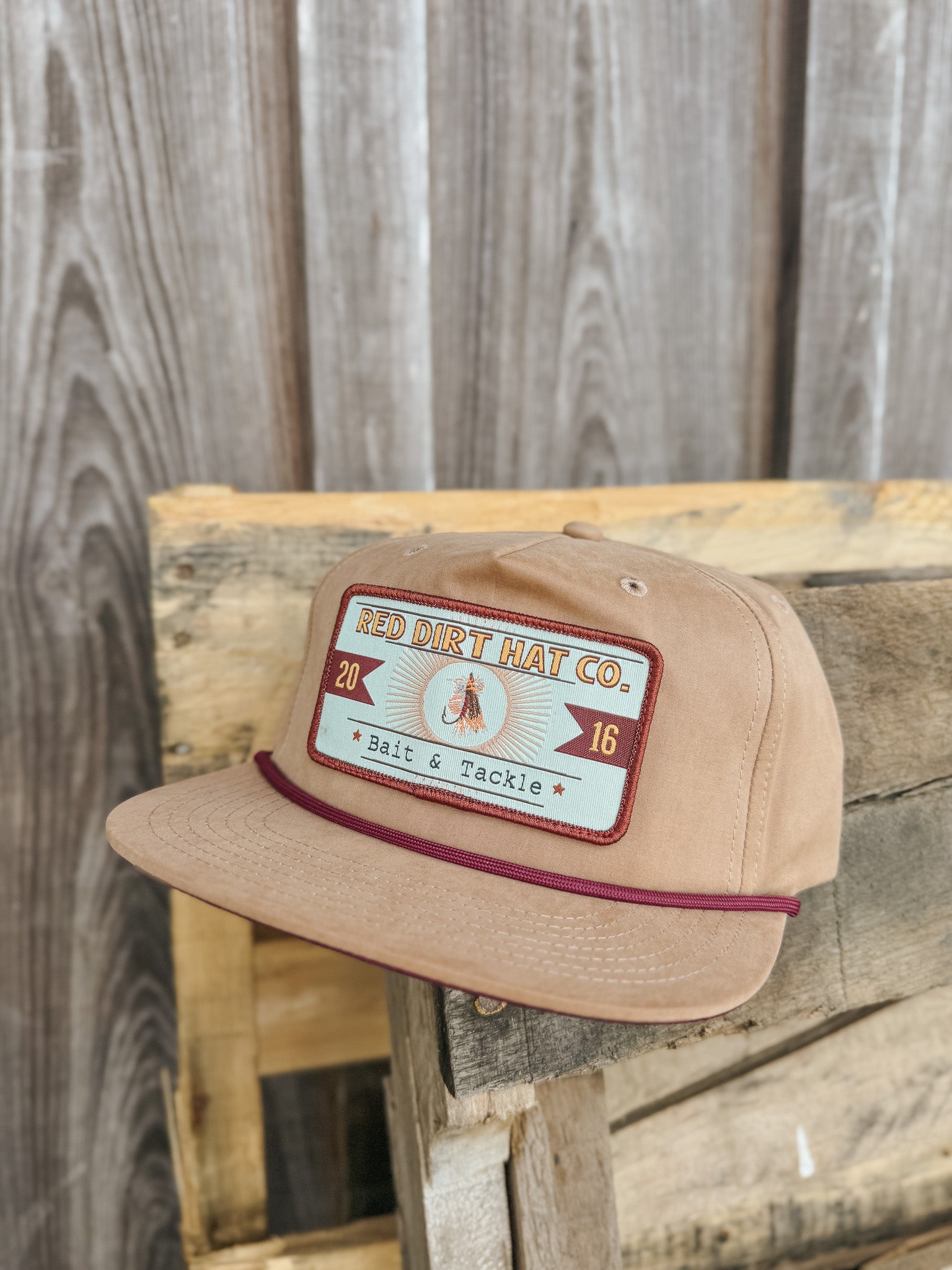 Red Dirt Hat Co. Catch & Release Tan Cap