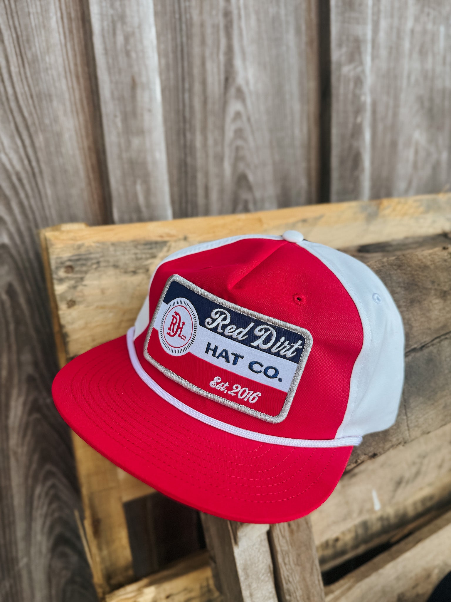 Red Dirt Hat Co. The Patriot Red/White/Navy Cap