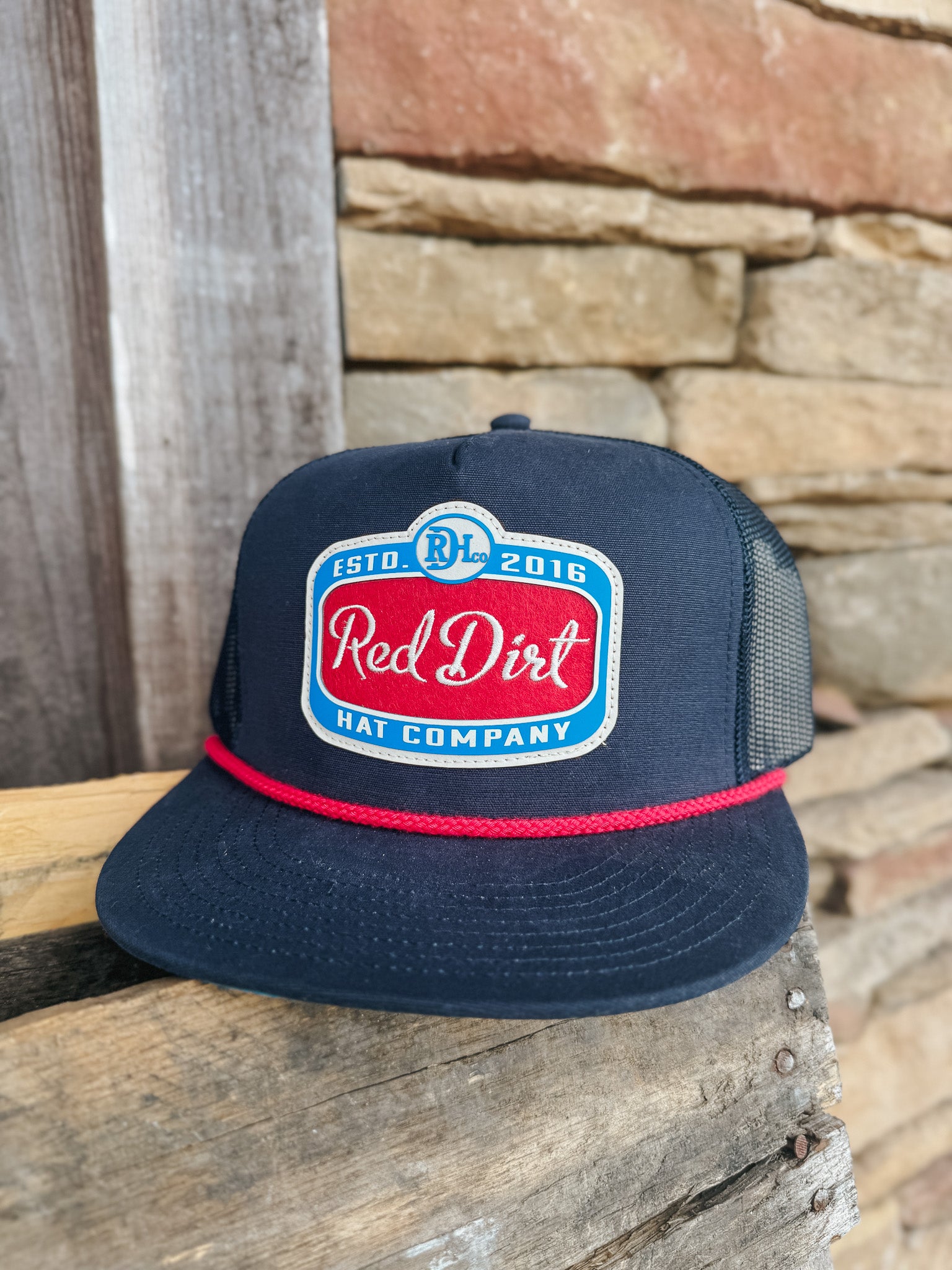 Red Dirt Hat Co. Gitty Up Navy Cap