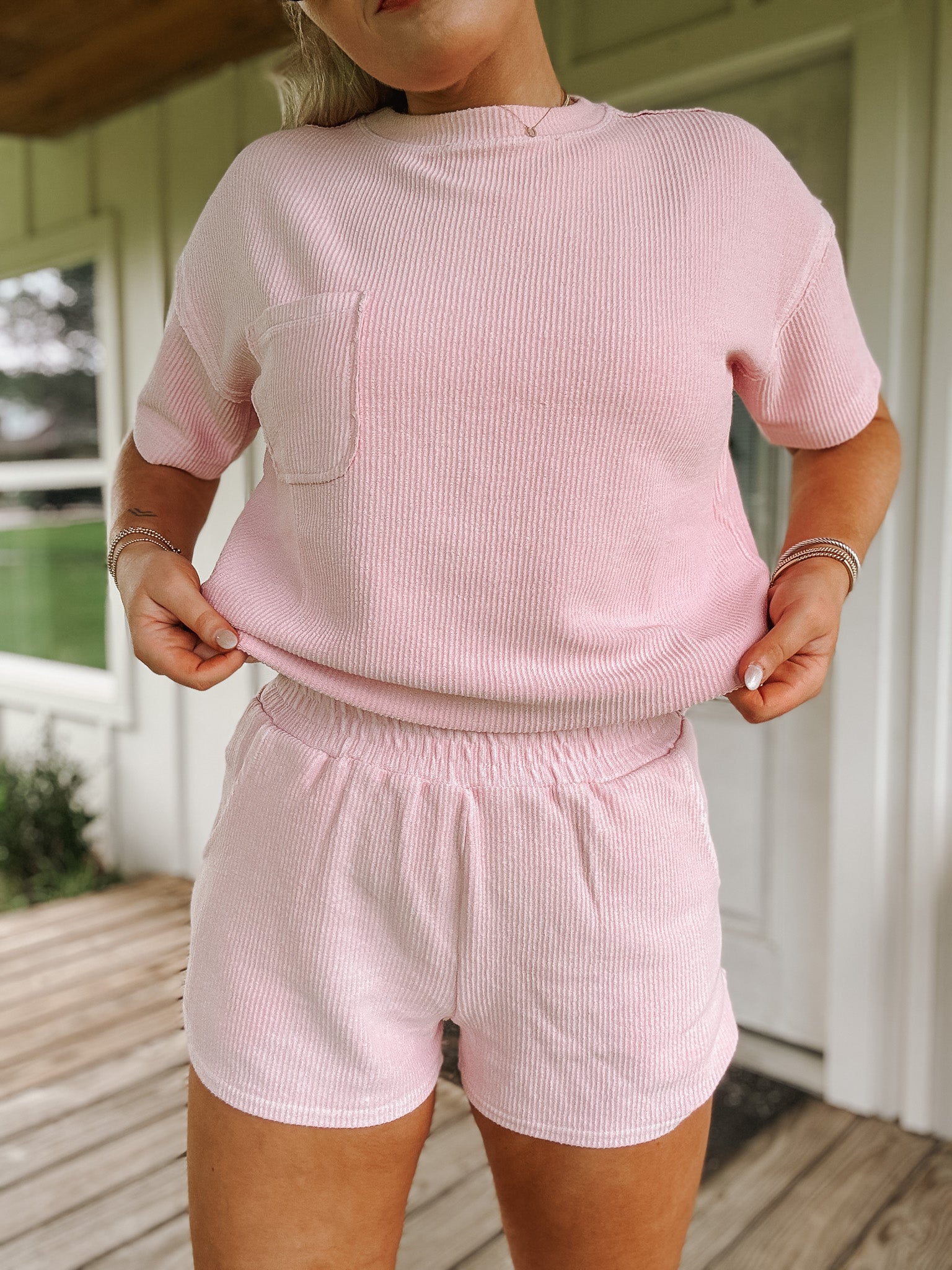 Seaside Summer Ribbed Set