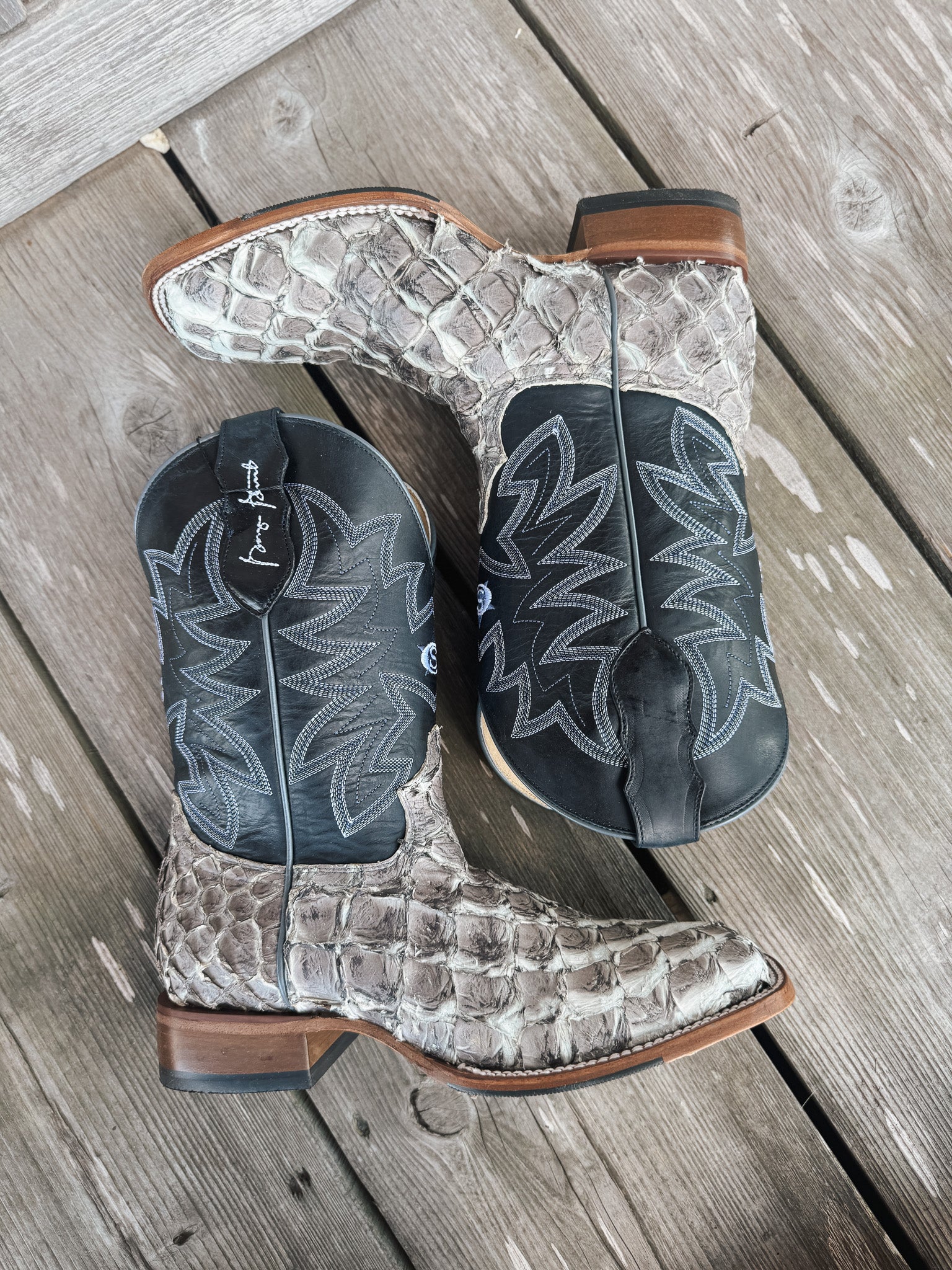 Men's Justin Ocean View 11" Pirarucu Boots