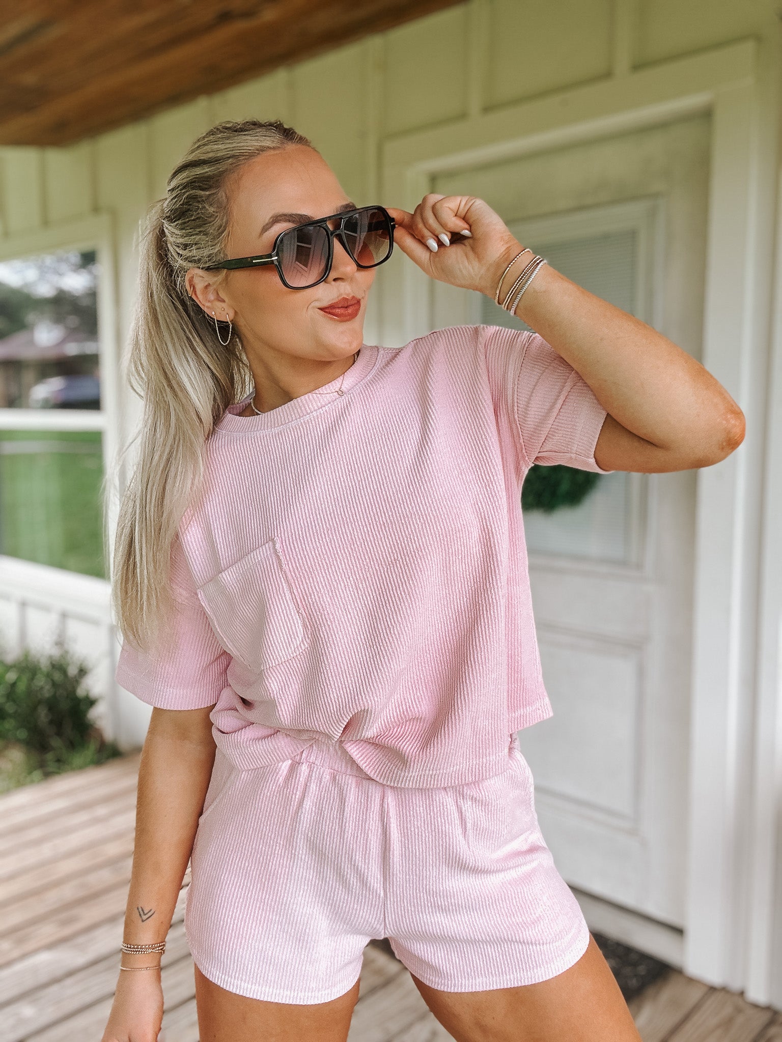 Seaside Summer Ribbed Set
